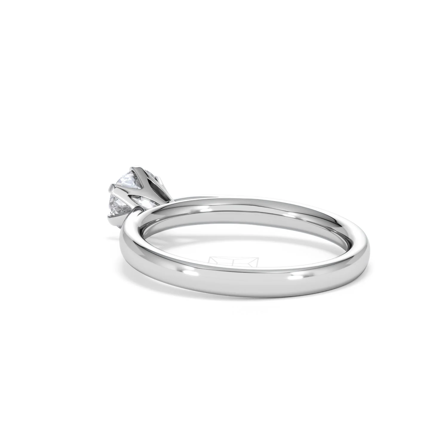 Certified 0.70CT Chloe High 18K White Gold Engagement Ring G/VS - Image 57