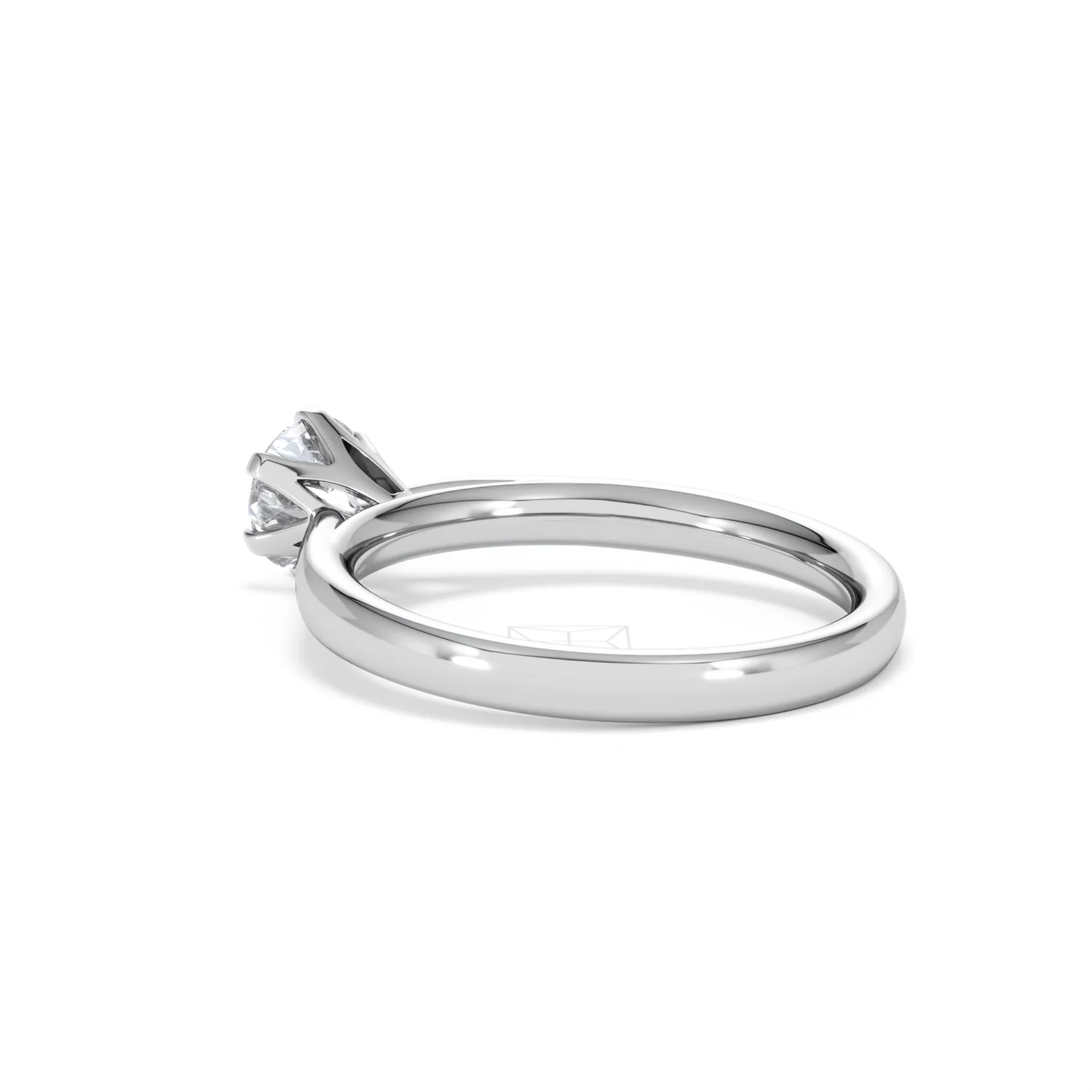 Certified 0.70CT Chloe High 18K White Gold Engagement Ring G/VS - Image 58