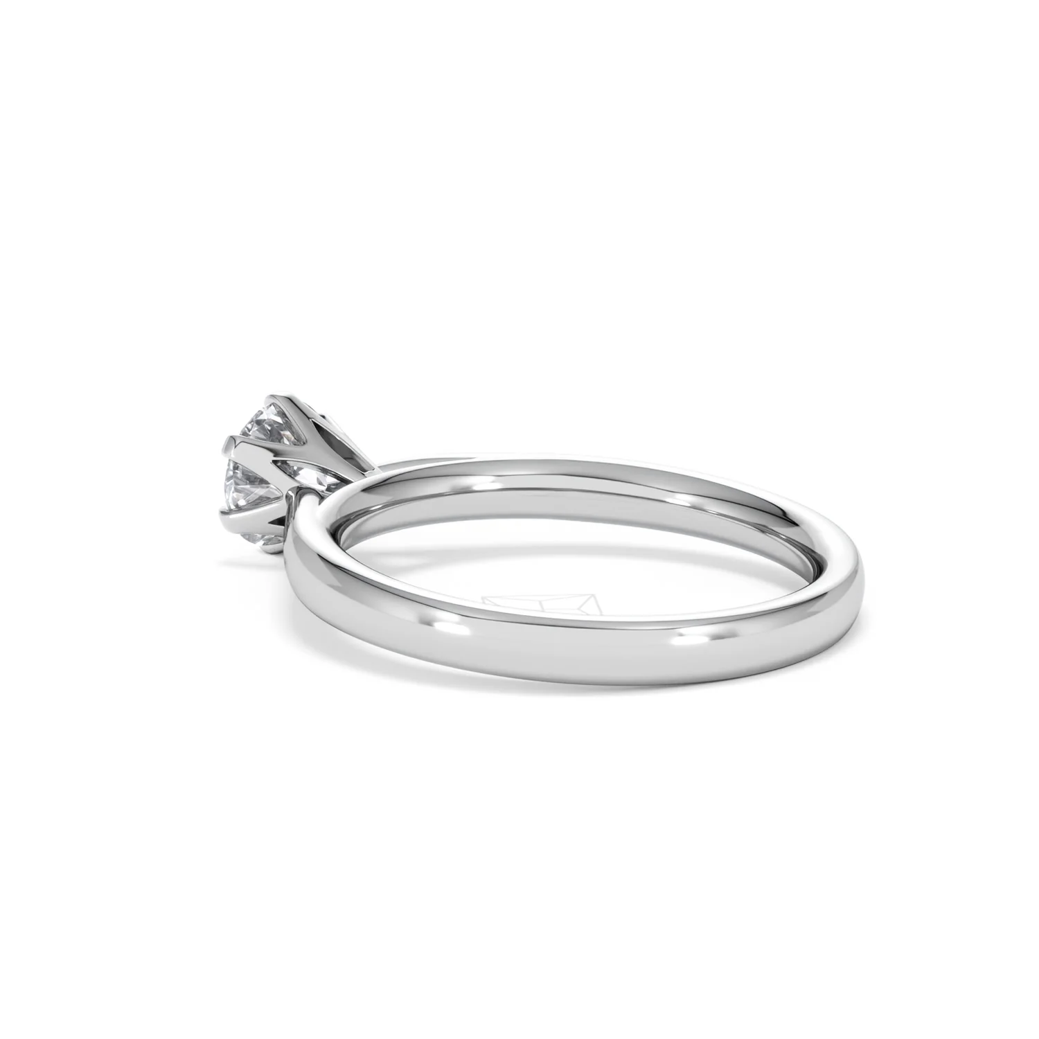 Certified 0.70CT Chloe High 18K White Gold Engagement Ring G/VS - Image 59