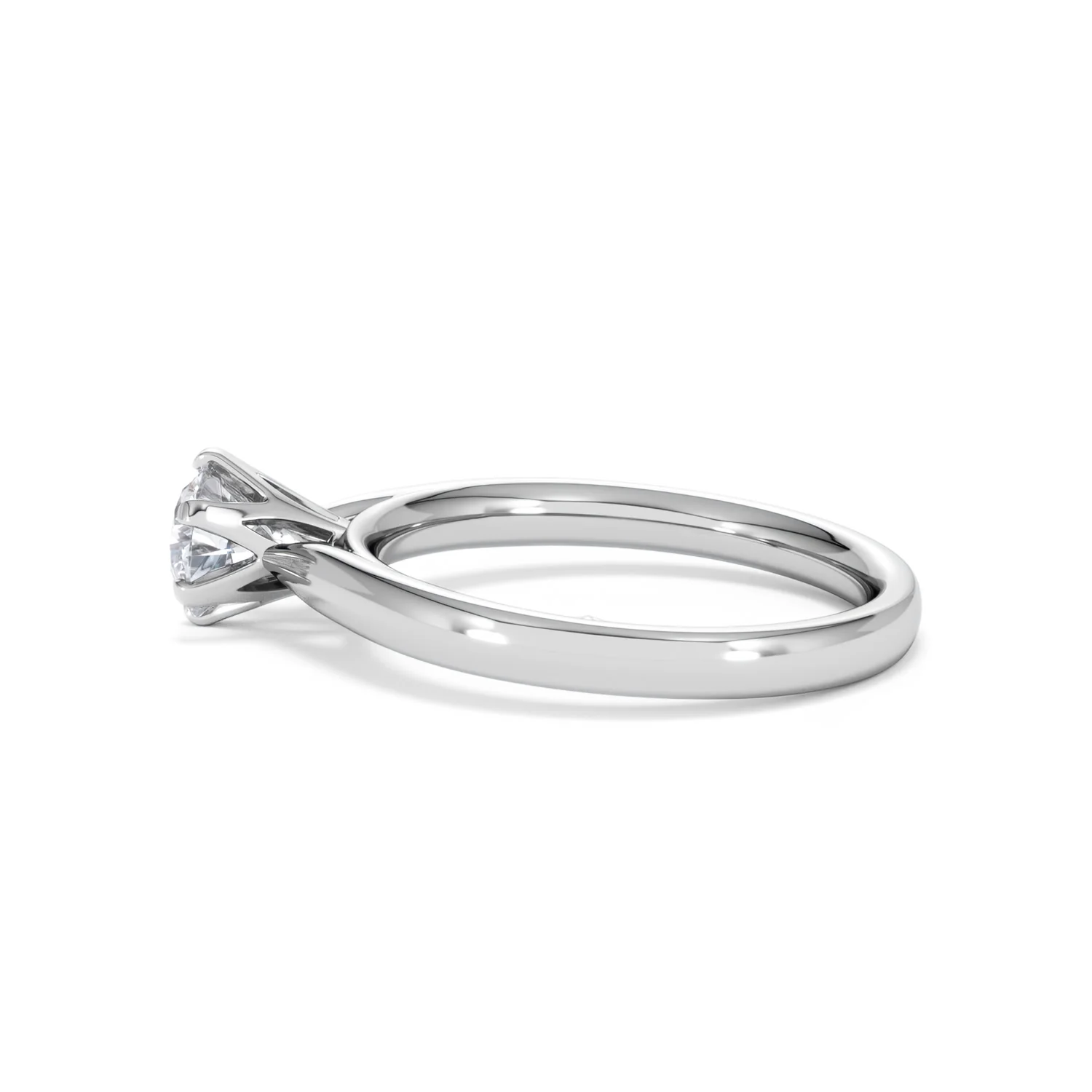 Certified 0.70CT Chloe High 18K White Gold Engagement Ring G/VS - Image 66