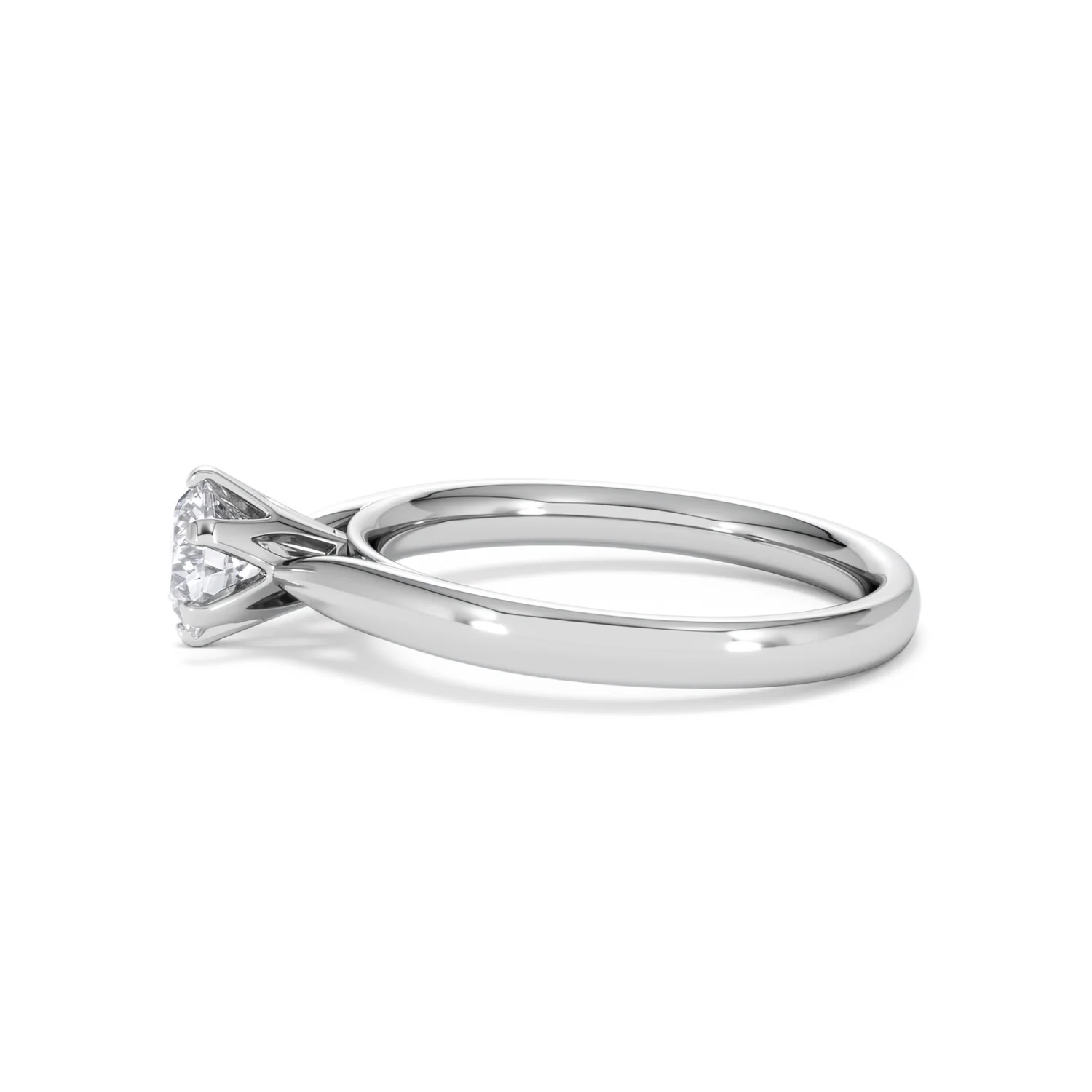 Certified 0.70CT Chloe High 18K White Gold Engagement Ring G/VS - Image 69