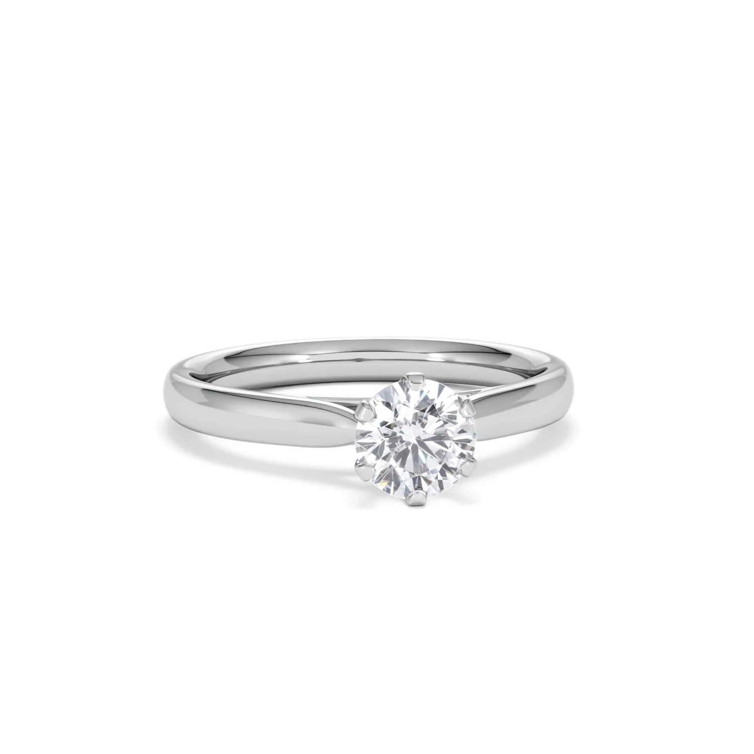 Certified 0.70CT Chloe High Platinum Engagement Ring G/VS - Image 10
