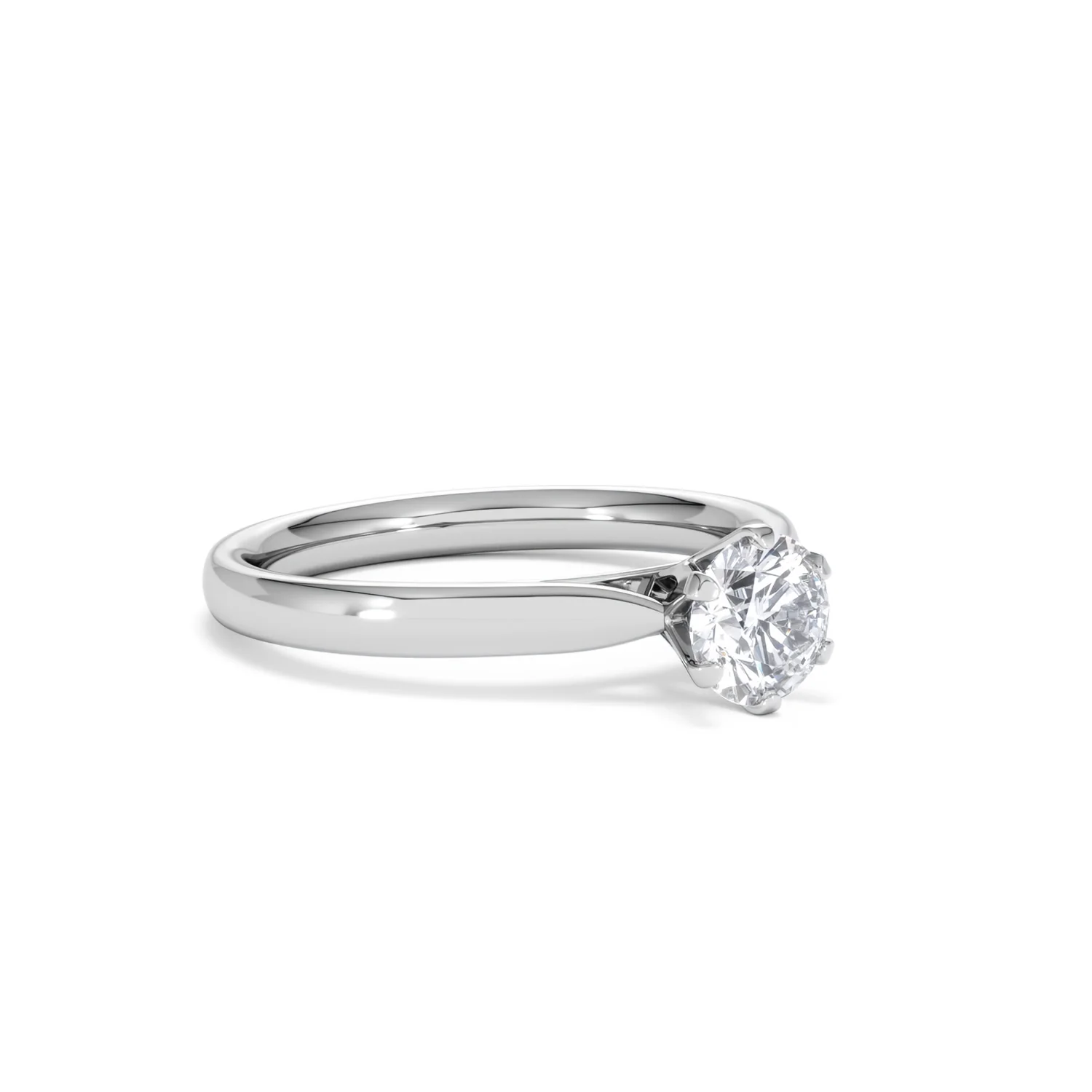 Certified 0.70CT Chloe High Platinum Engagement Ring G/VS - Image 16