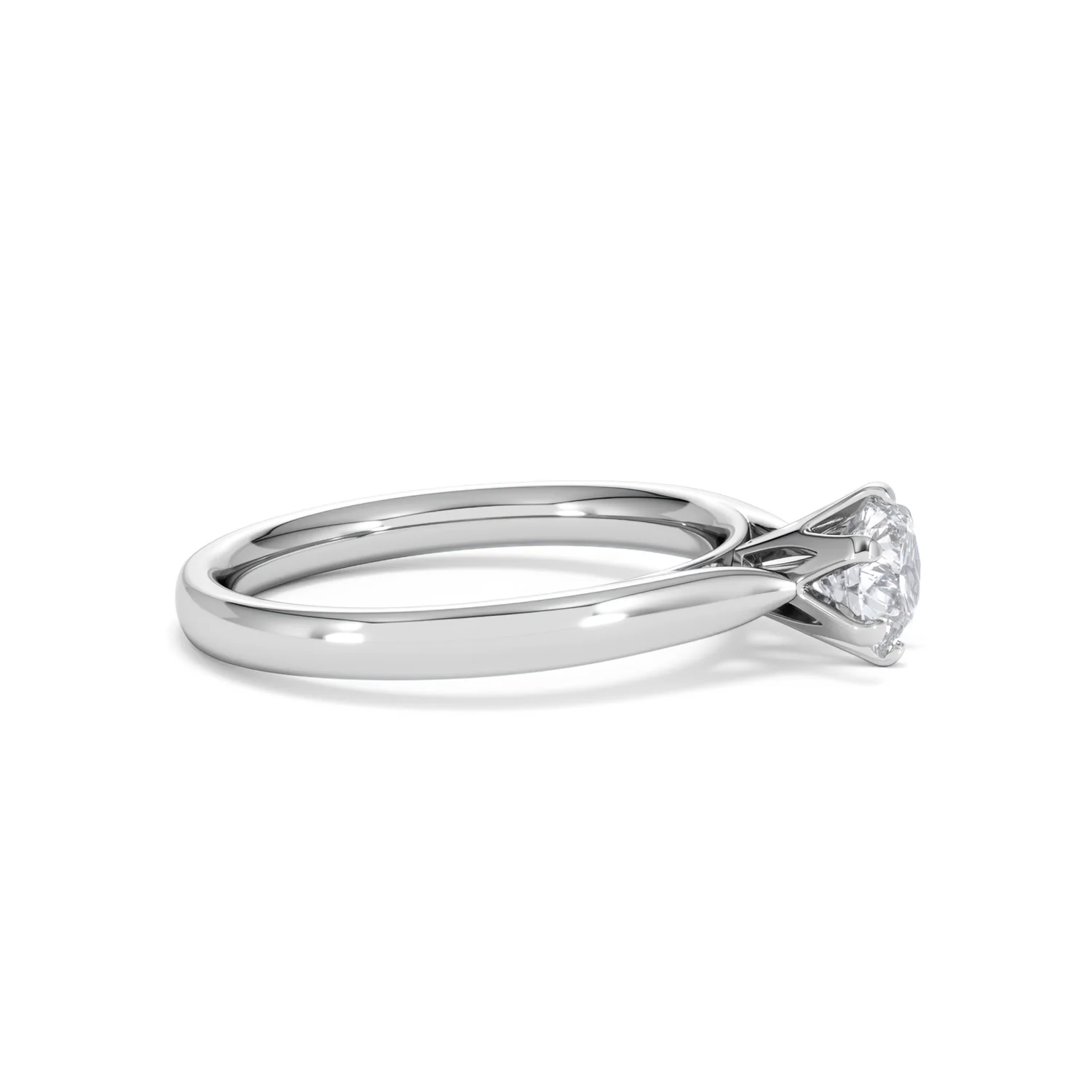 Certified 0.70CT Chloe High Platinum Engagement Ring G/VS - Image 24