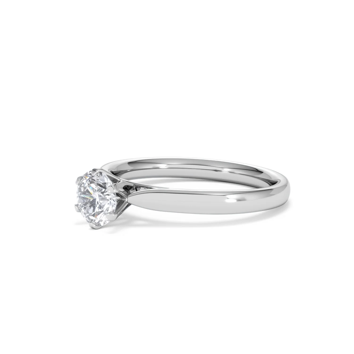 Certified 0.70CT Chloe High Platinum Engagement Ring G/VS - Image 78