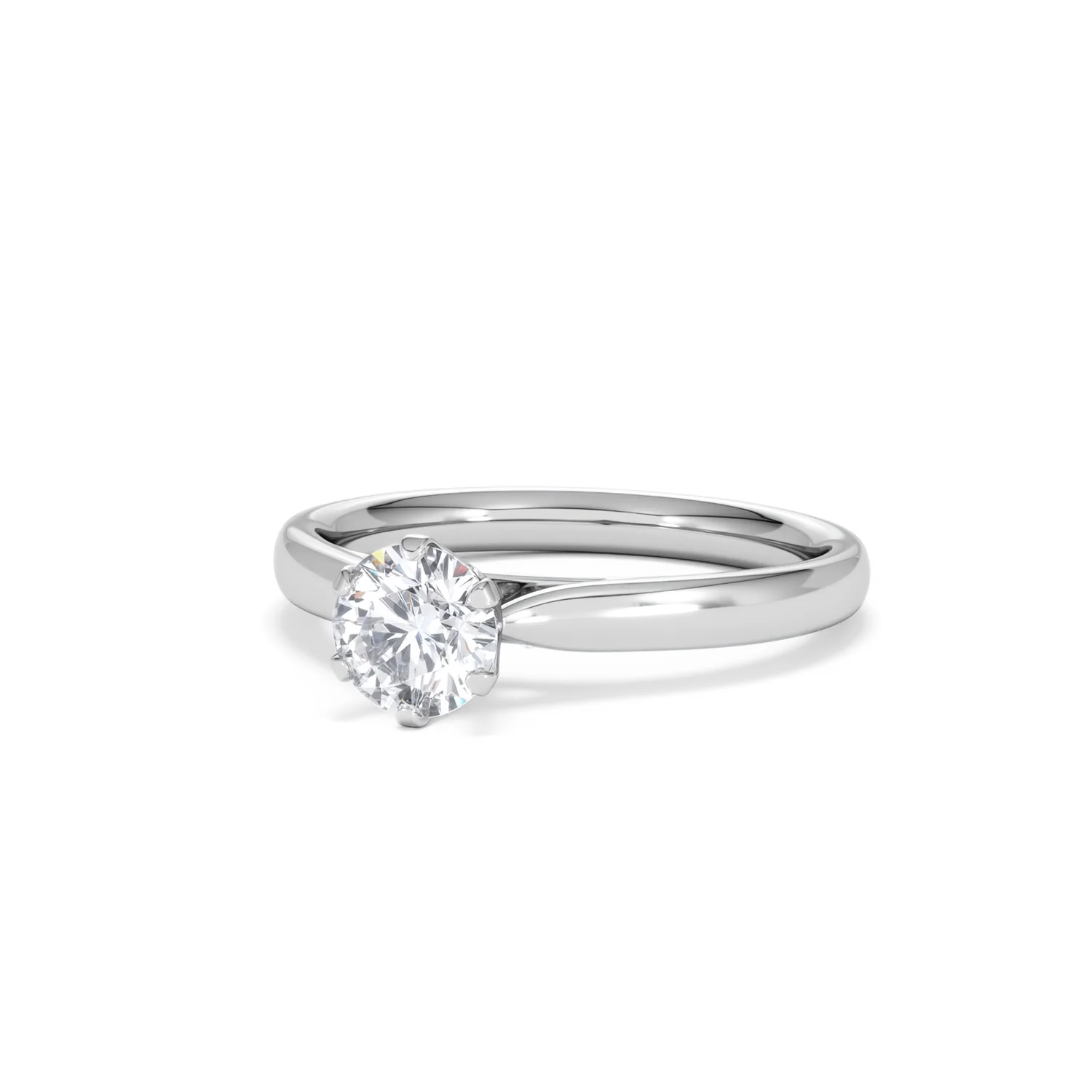 Certified 0.70CT Chloe High Platinum Engagement Ring G/VS - Image 83