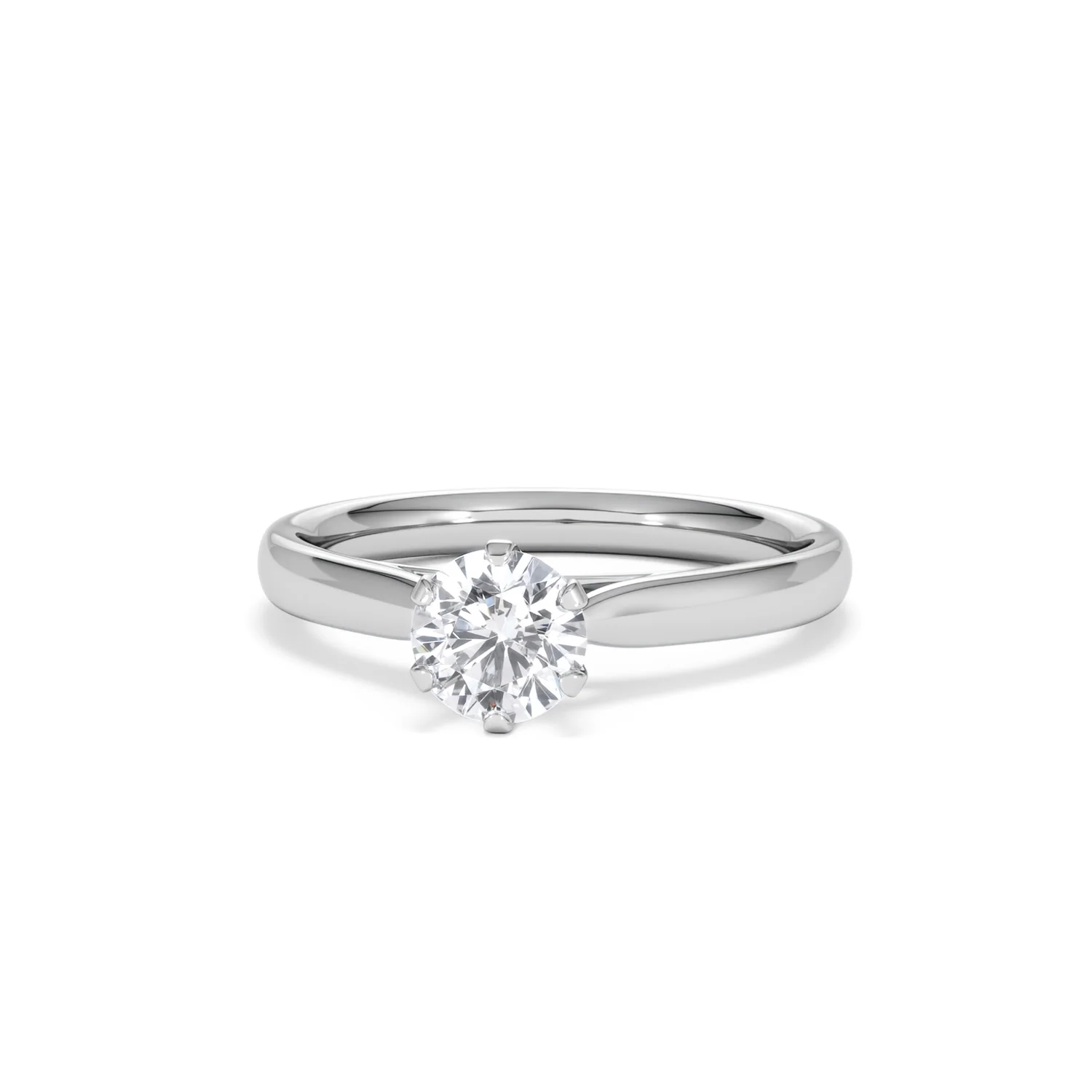 Certified 0.70CT Chloe High Platinum Engagement Ring G/VS - Image 86
