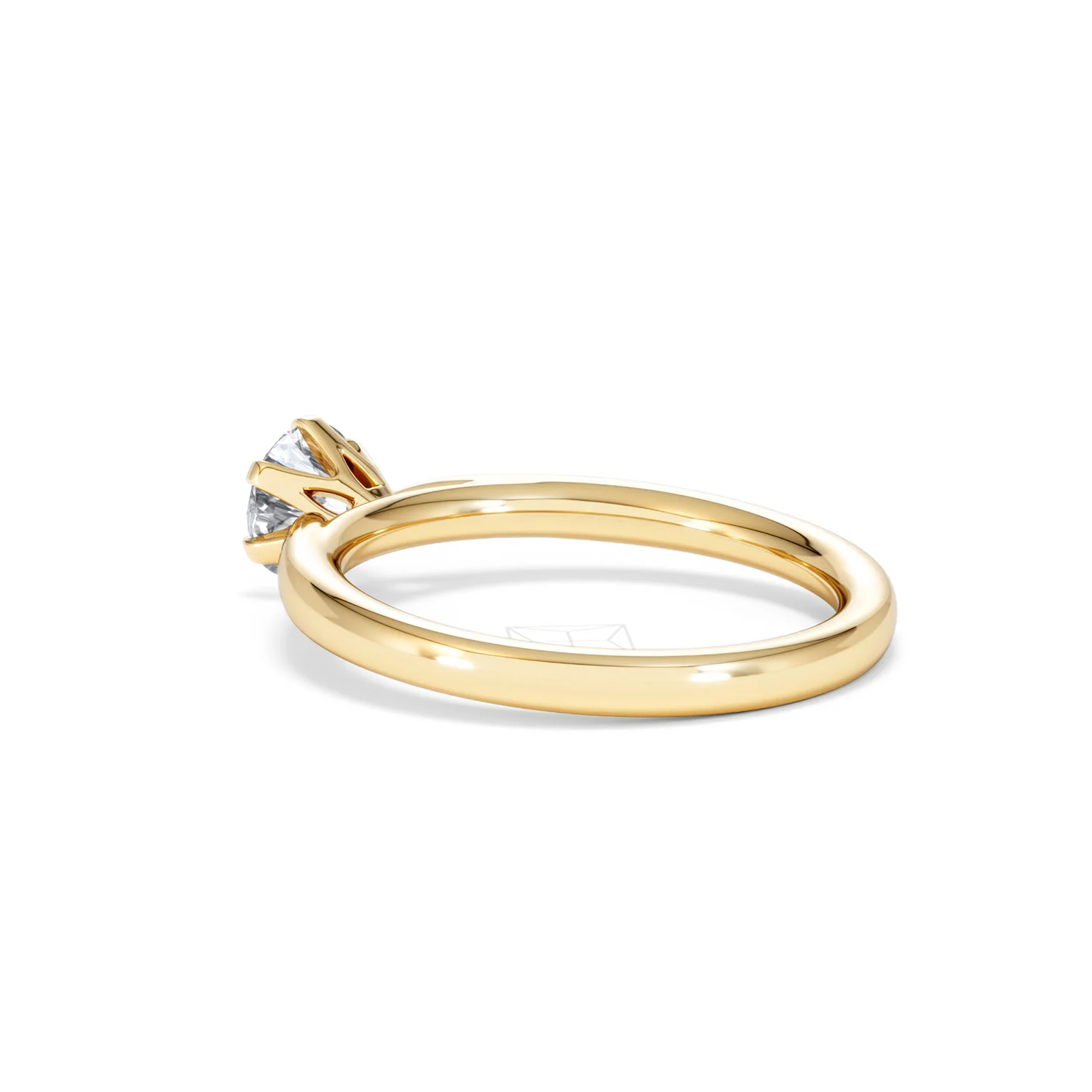 Certified 0.70CT Chloe Low 18K Gold Engagement Ring G/VS - Image 59