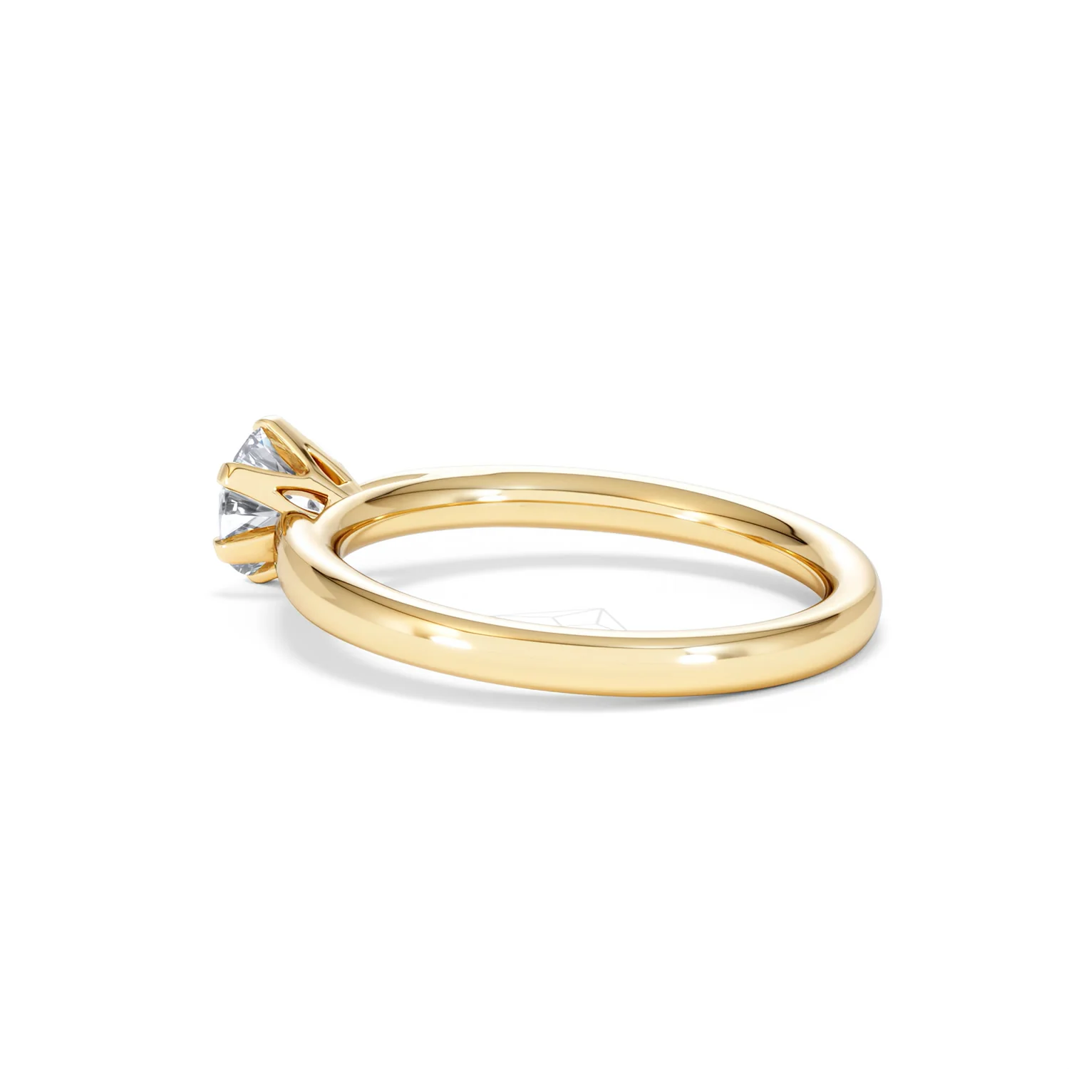 Certified 0.70CT Chloe Low 18K Gold Engagement Ring G/VS - Image 61