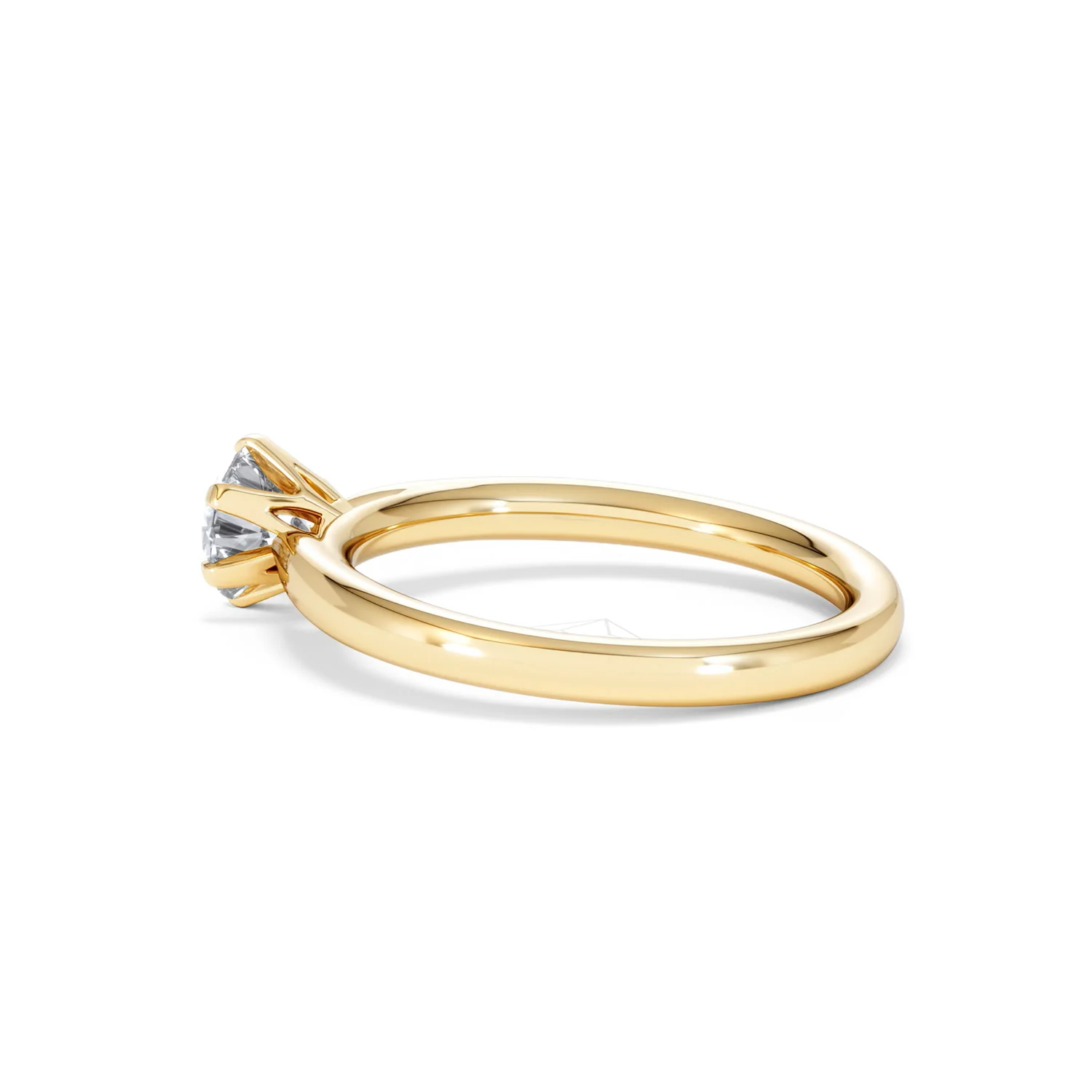 Certified 0.70CT Chloe Low 18K Gold Engagement Ring G/VS - Image 63