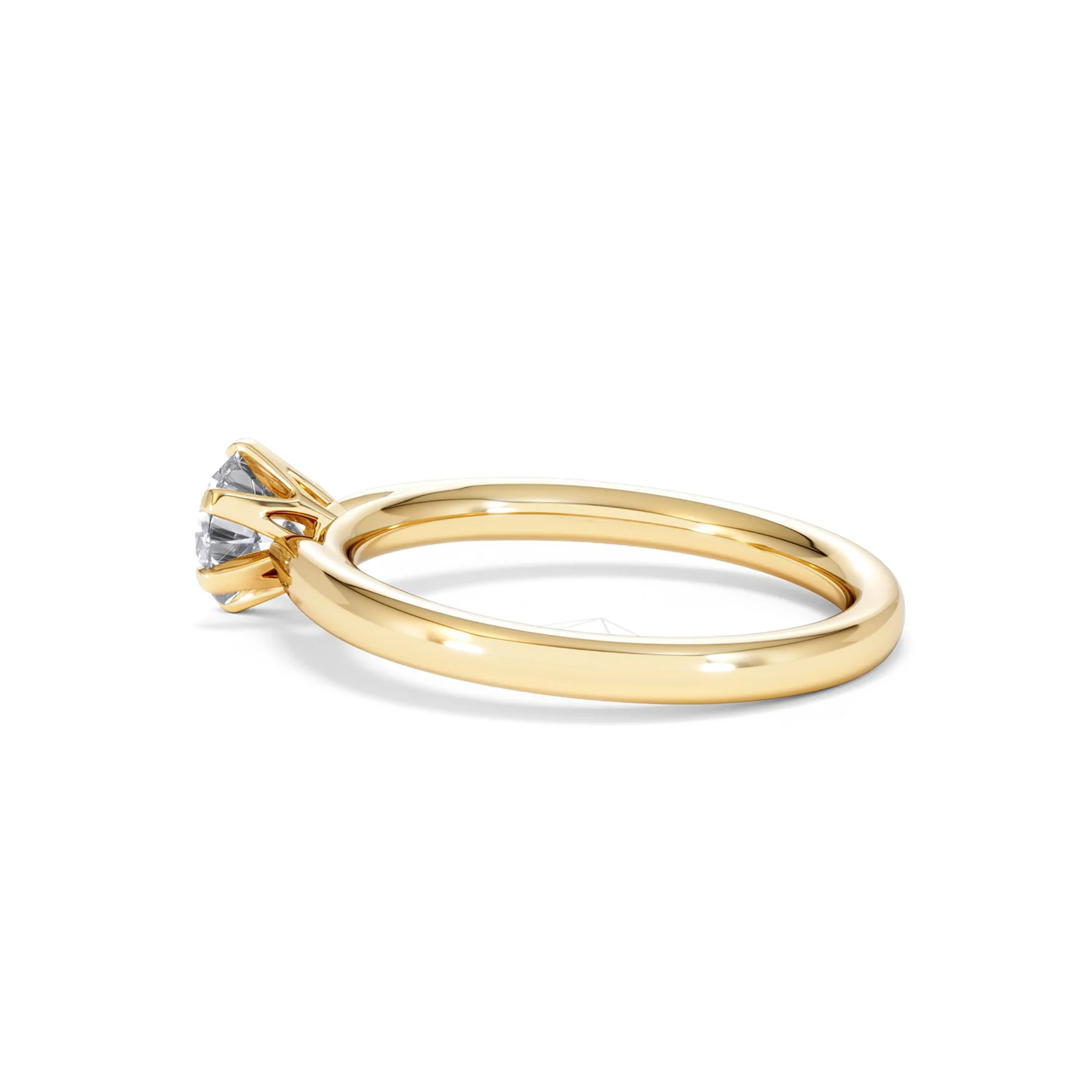 Certified 0.70CT Chloe Low 18K Gold Engagement Ring G/VS - Image 64