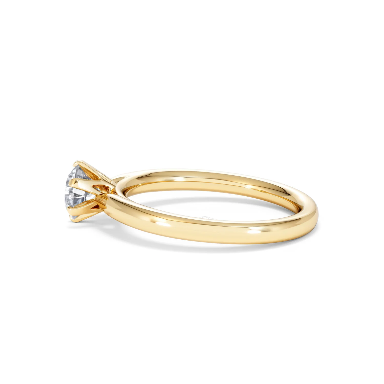 Certified 0.70CT Chloe Low 18K Gold Engagement Ring G/SI2 - Image 67