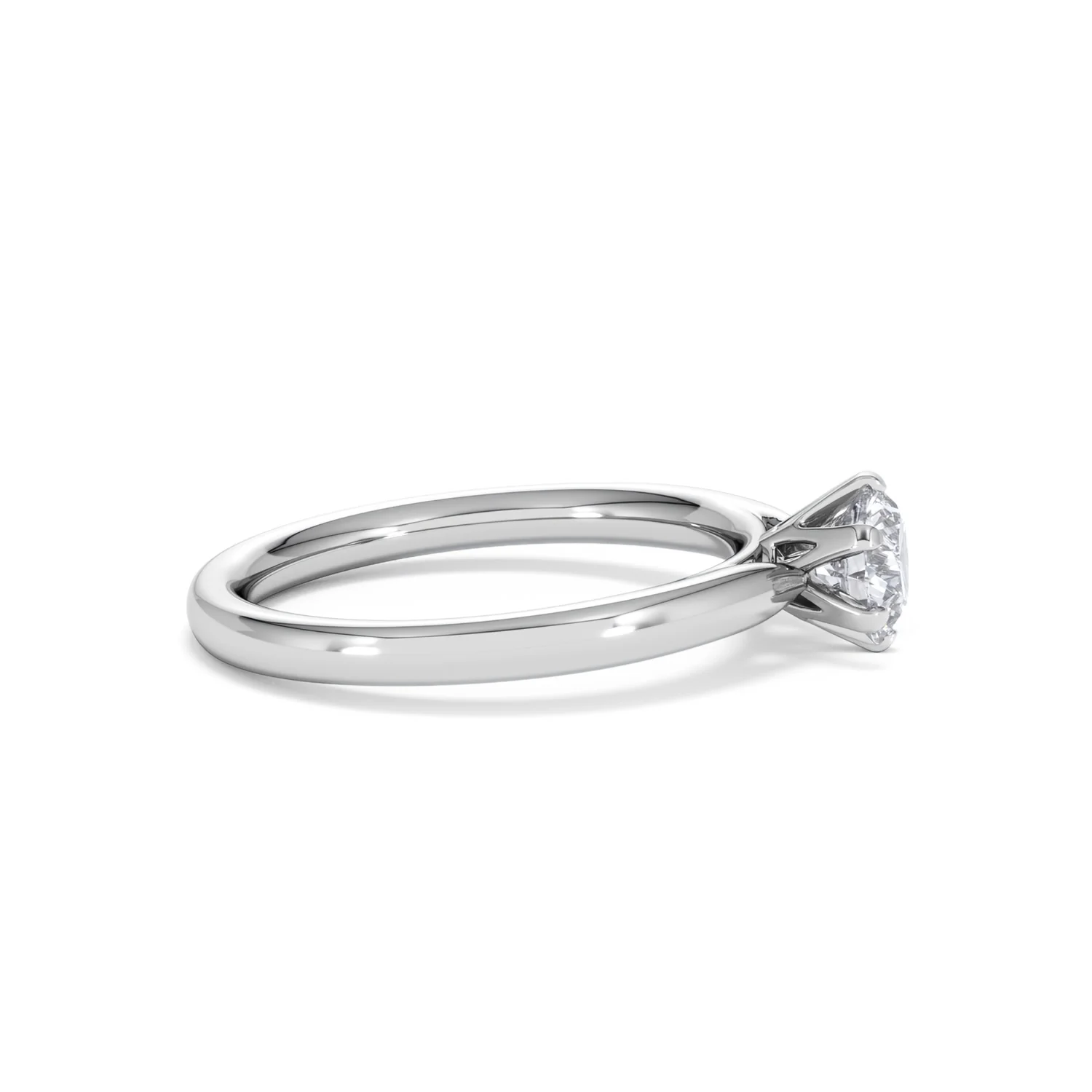 Certified 0.70CT Chloe Low Platinum Engagement Ring G/VS - Image 26