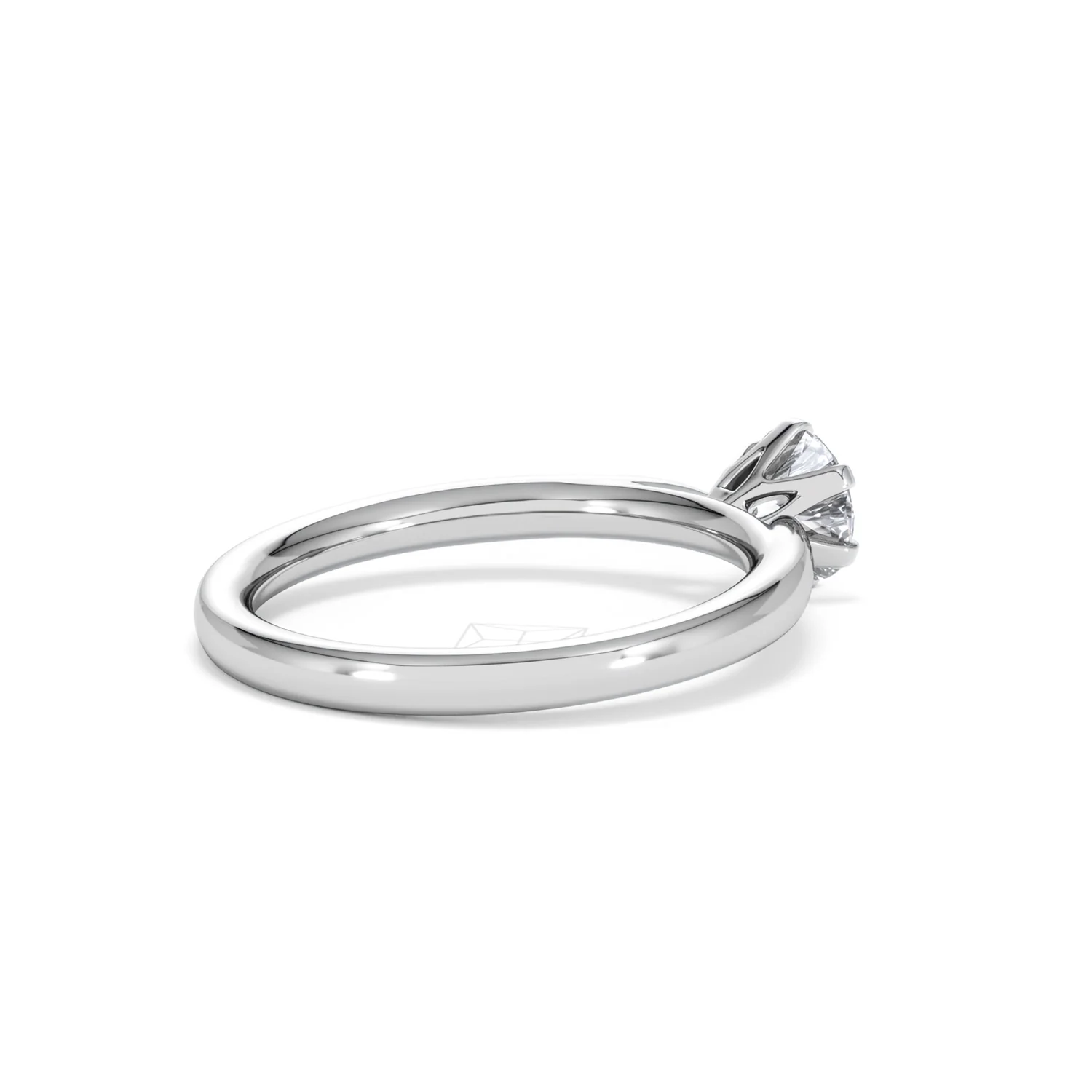 Certified 0.70CT Chloe Low Platinum Engagement Ring G/VS - Image 36