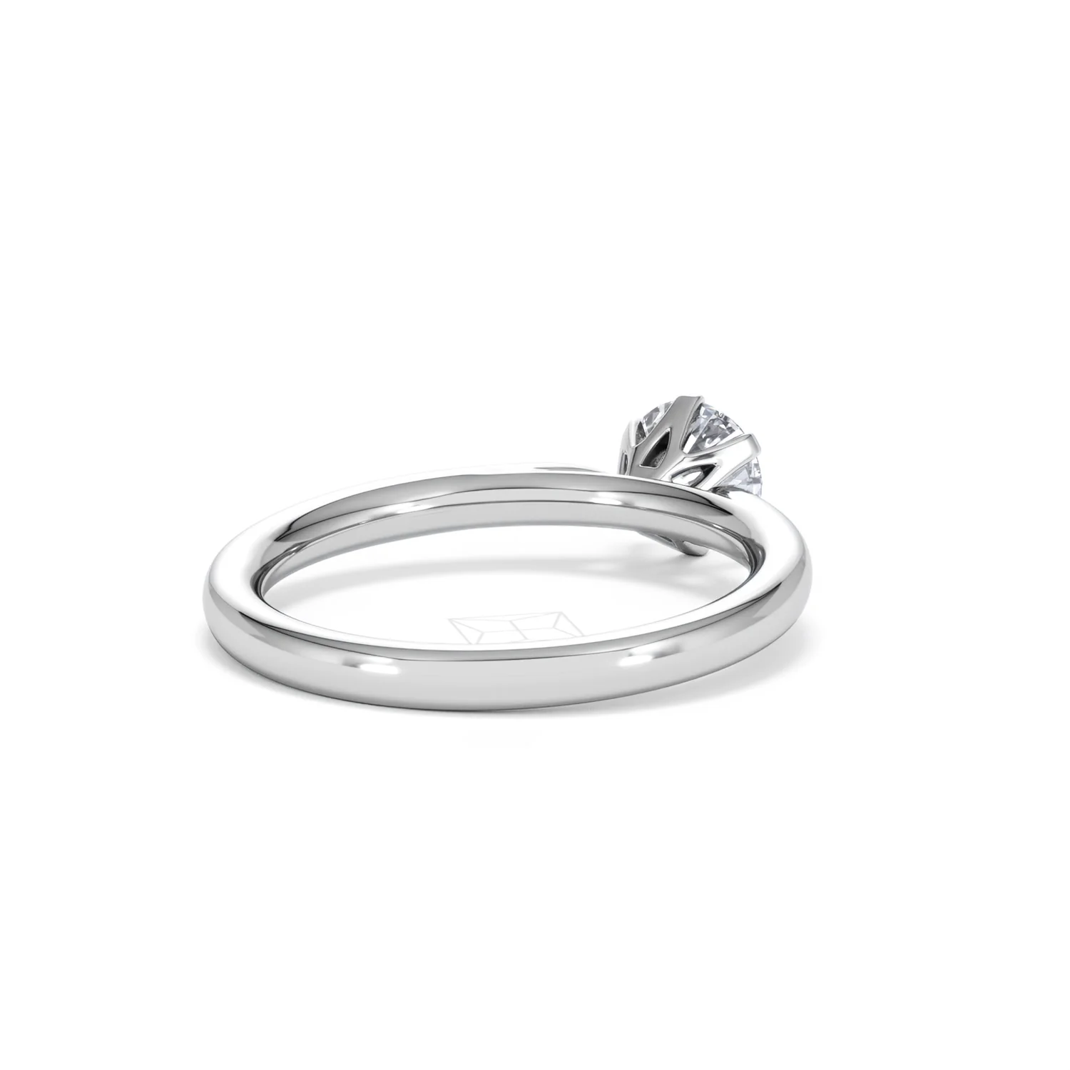 Certified 0.70CT Chloe Low Platinum Engagement Ring G/VS - Image 41
