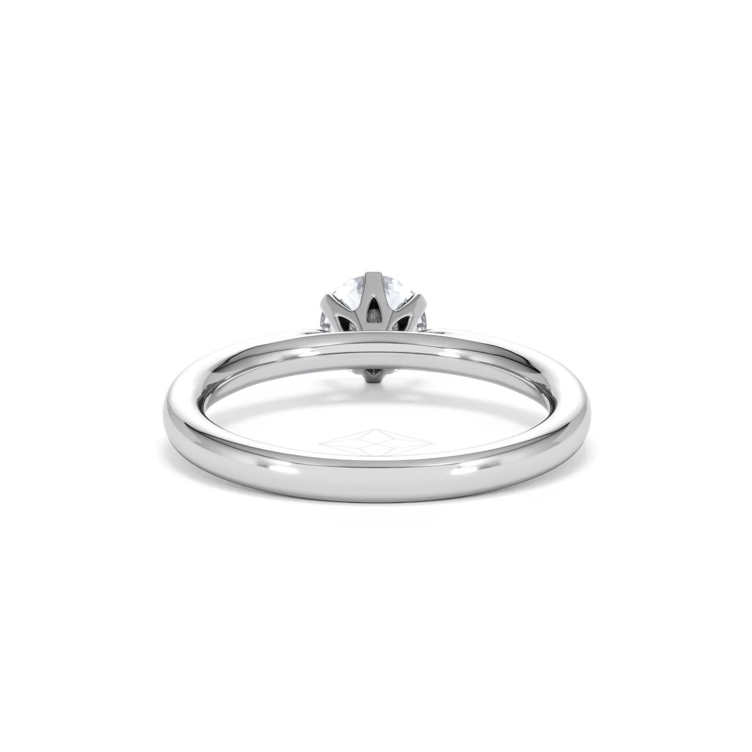 Certified 0.70CT Chloe Low Platinum Engagement Ring G/VS - Image 48