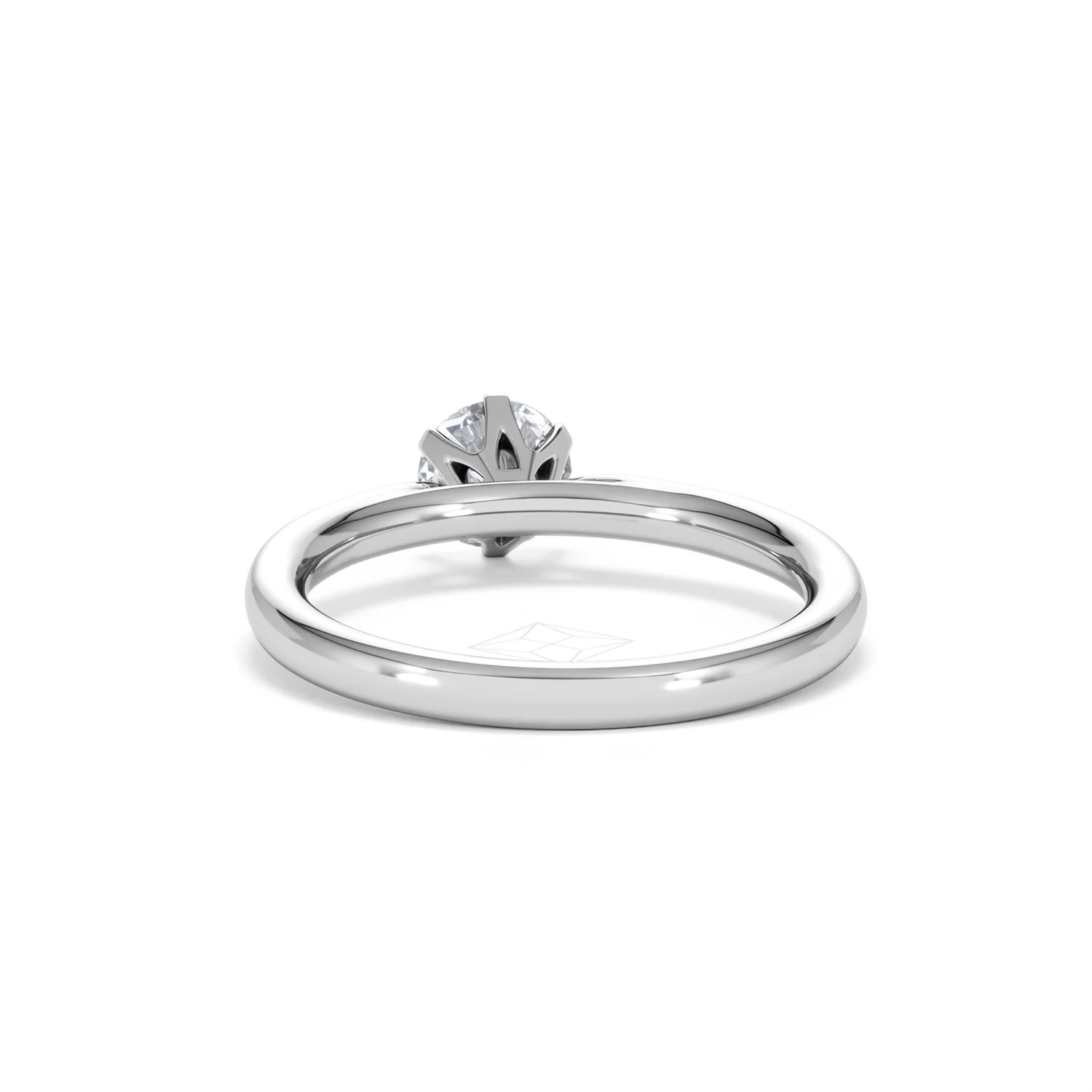 Certified 0.70CT Chloe Low Platinum Engagement Ring G/VS - Image 50