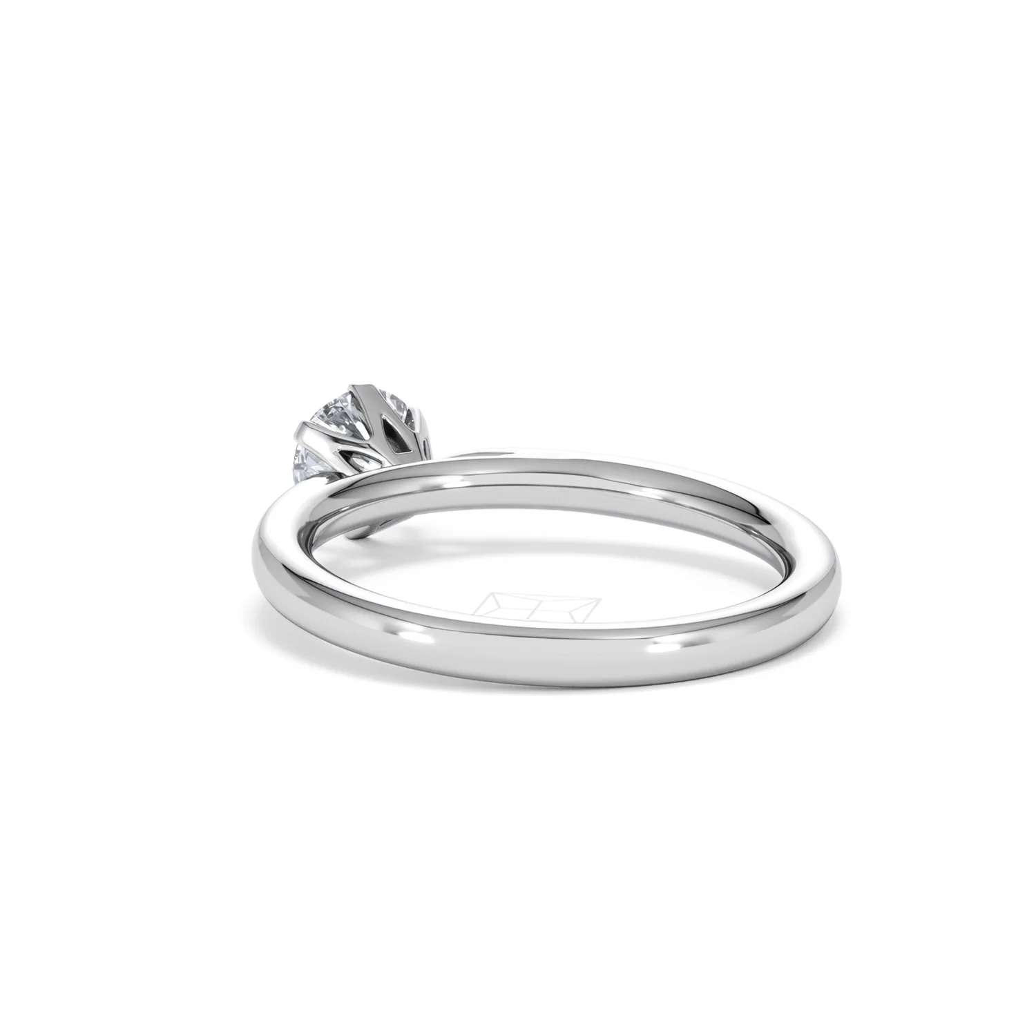 Certified 0.70CT Chloe Low Platinum Engagement Ring G/VS - Image 55