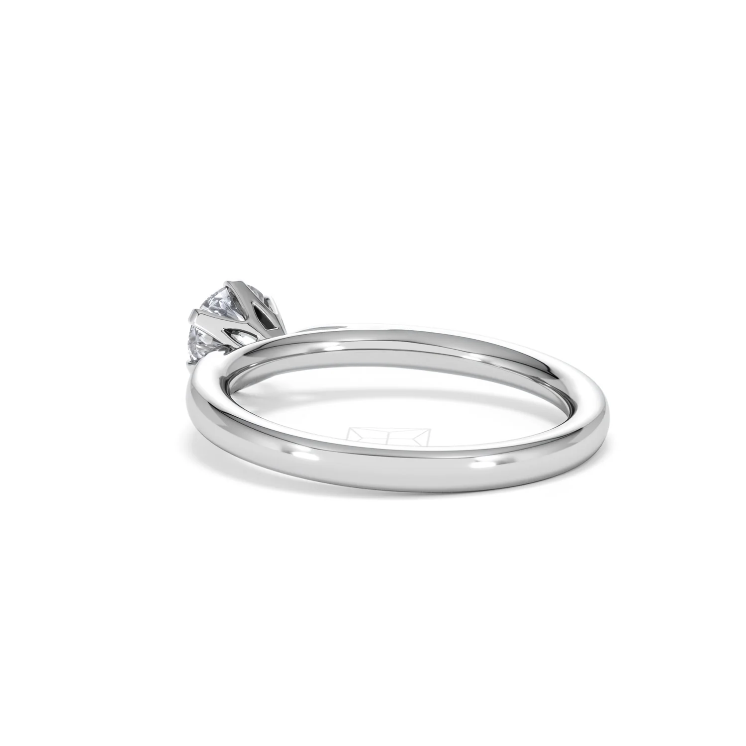 Certified 0.70CT Chloe Low Platinum Engagement Ring G/VS - Image 57
