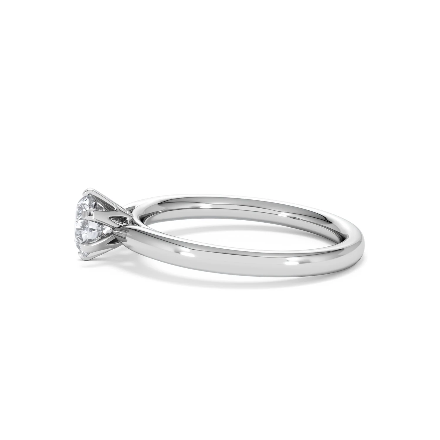 Certified 0.70CT Chloe Low Platinum Engagement Ring G/VS - Image 69