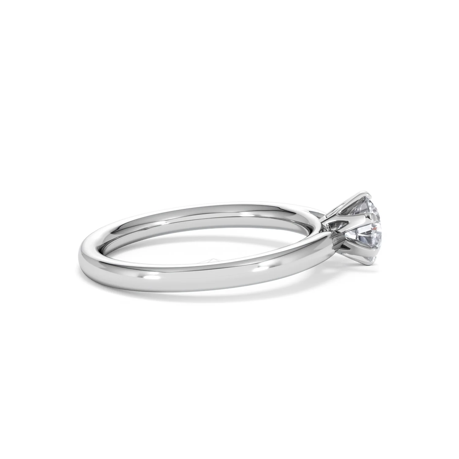Certified 0.70CT Chloe Low Platinum Engagement Ring G/SI2 - Image 29