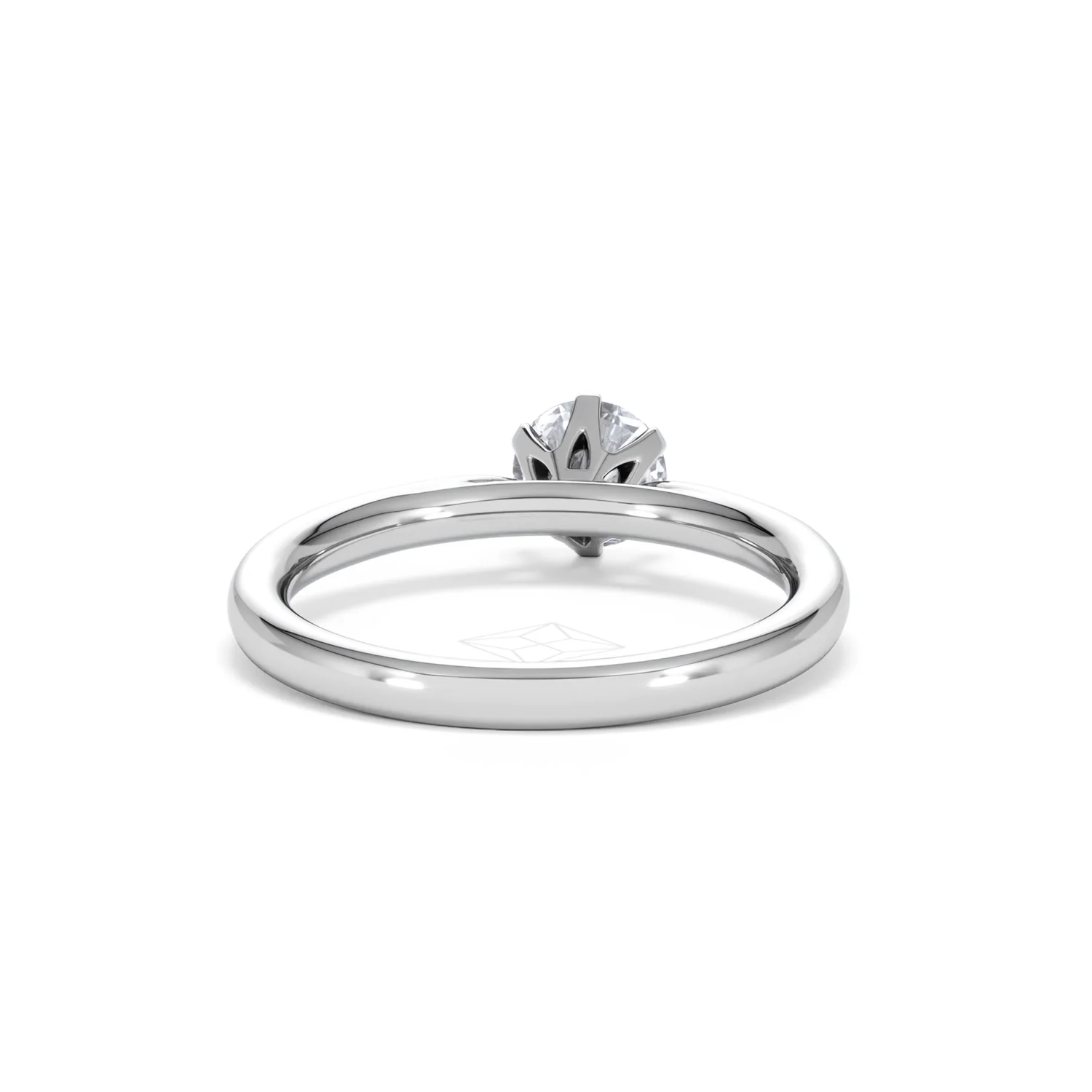 Certified 0.70CT Chloe Low Platinum Engagement Ring G/SI2 - Image 46