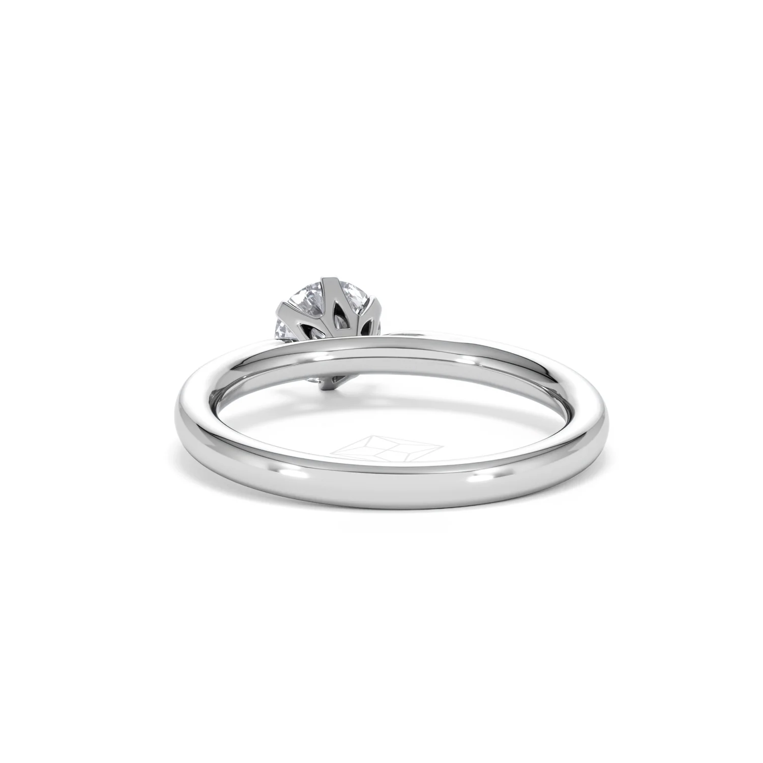 Certified 0.70CT Chloe Low Platinum Engagement Ring G/SI2 - Image 51