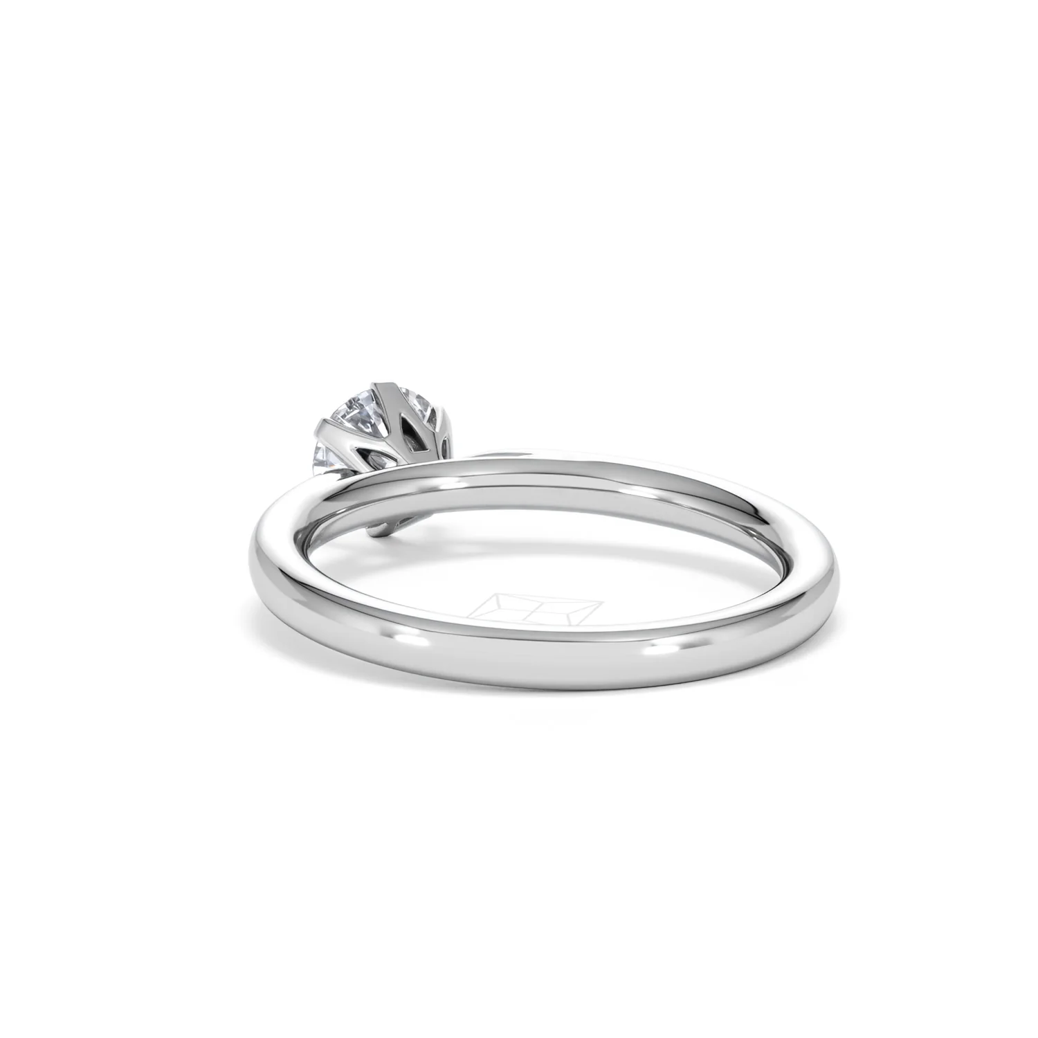 Certified 0.70CT Chloe Low Platinum Engagement Ring G/SI2 - Image 54