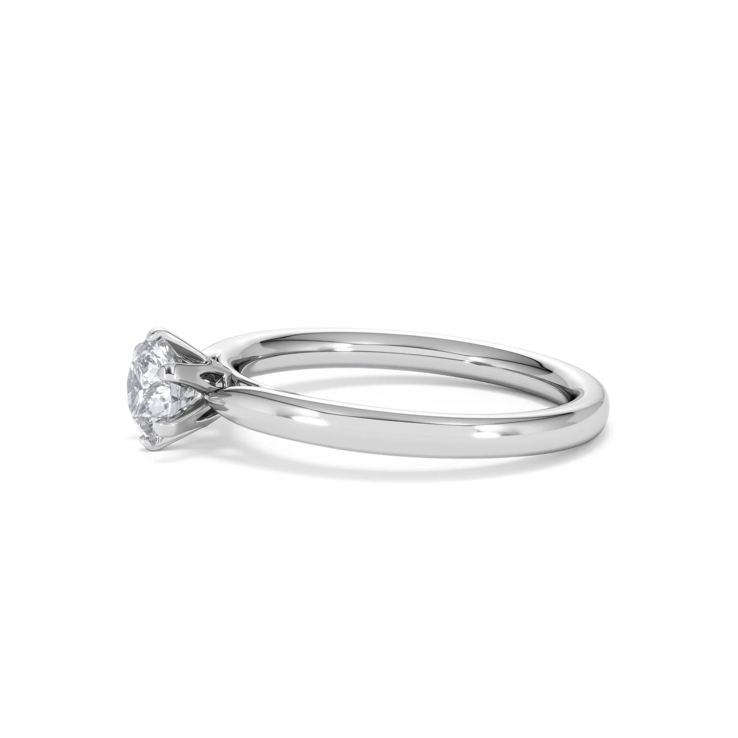 Certified 0.70CT Chloe Low Platinum Engagement Ring G/SI2 - Image 72