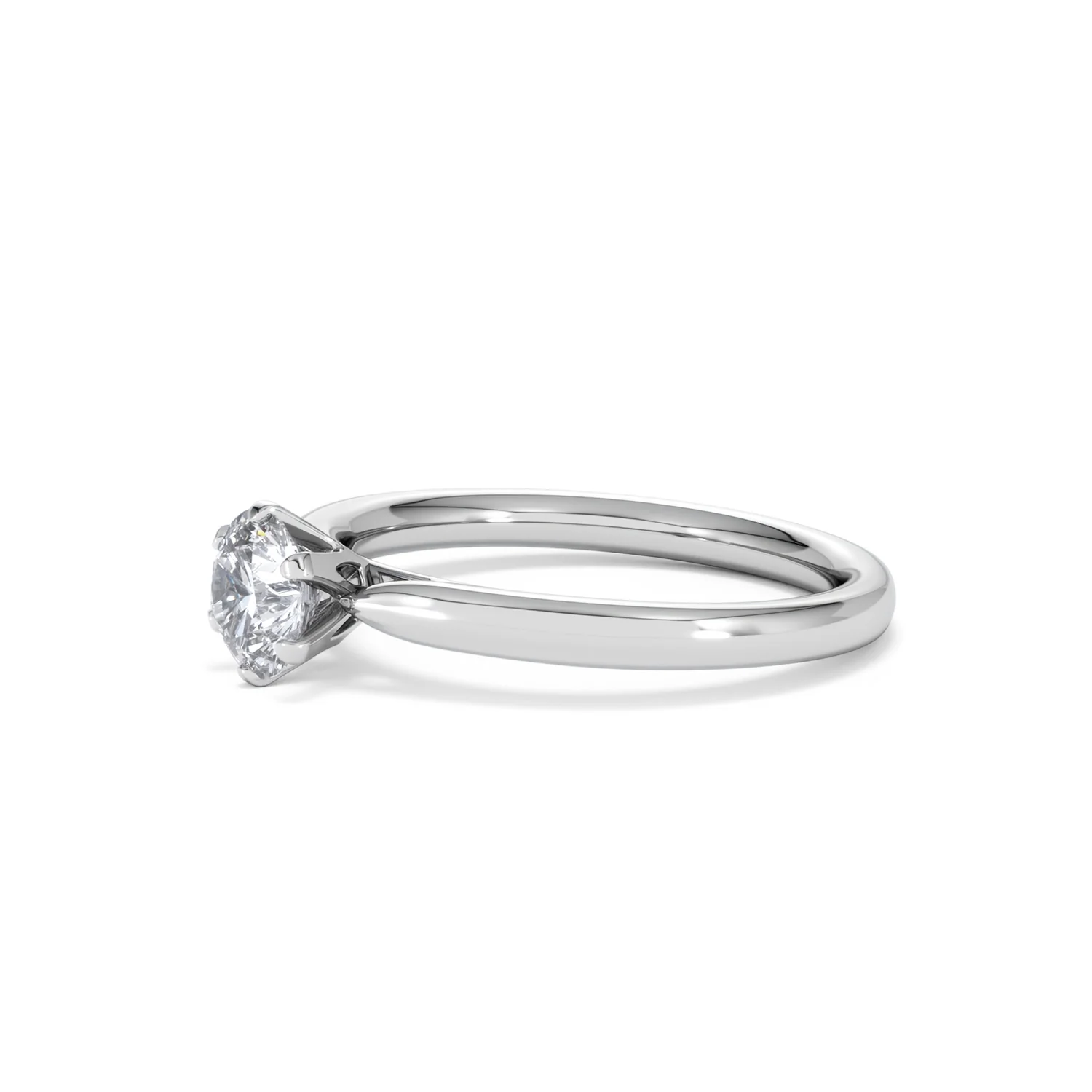 Certified 0.70CT Chloe Low Platinum Engagement Ring G/SI2 - Image 75