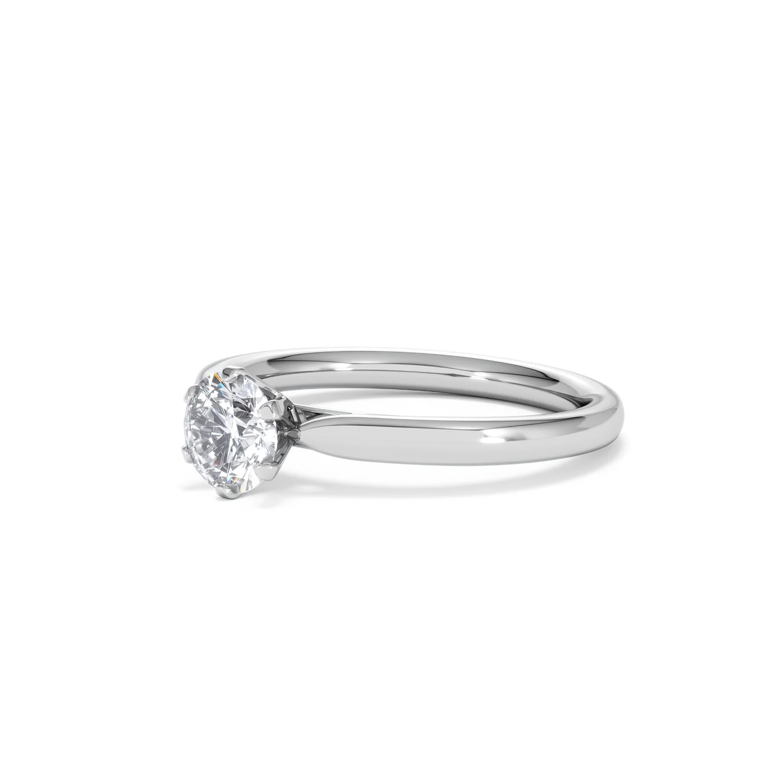 Certified 0.70CT Chloe Low Platinum Engagement Ring G/SI2 - Image 79