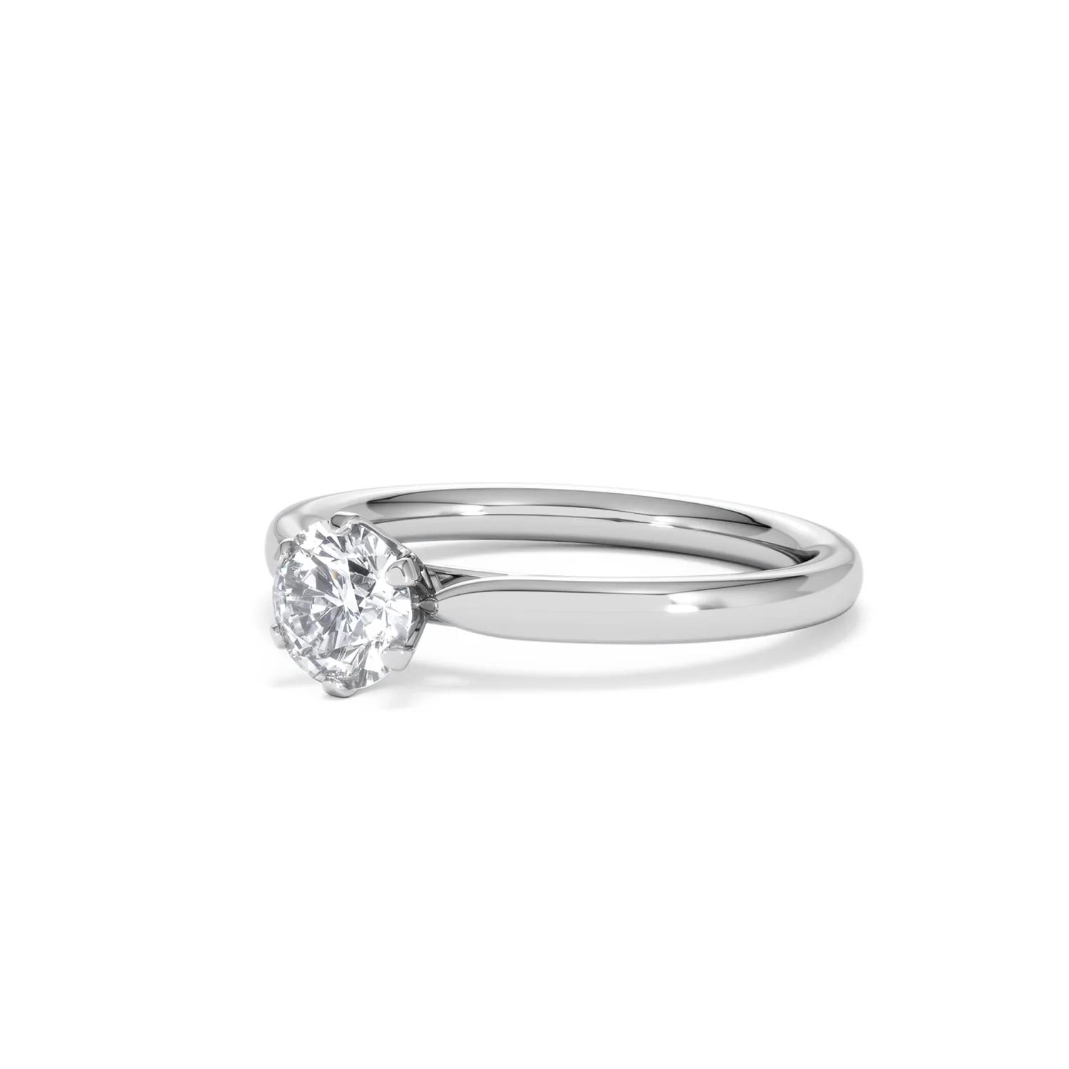 Certified 0.70CT Chloe Low Platinum Engagement Ring G/SI2 - Image 80