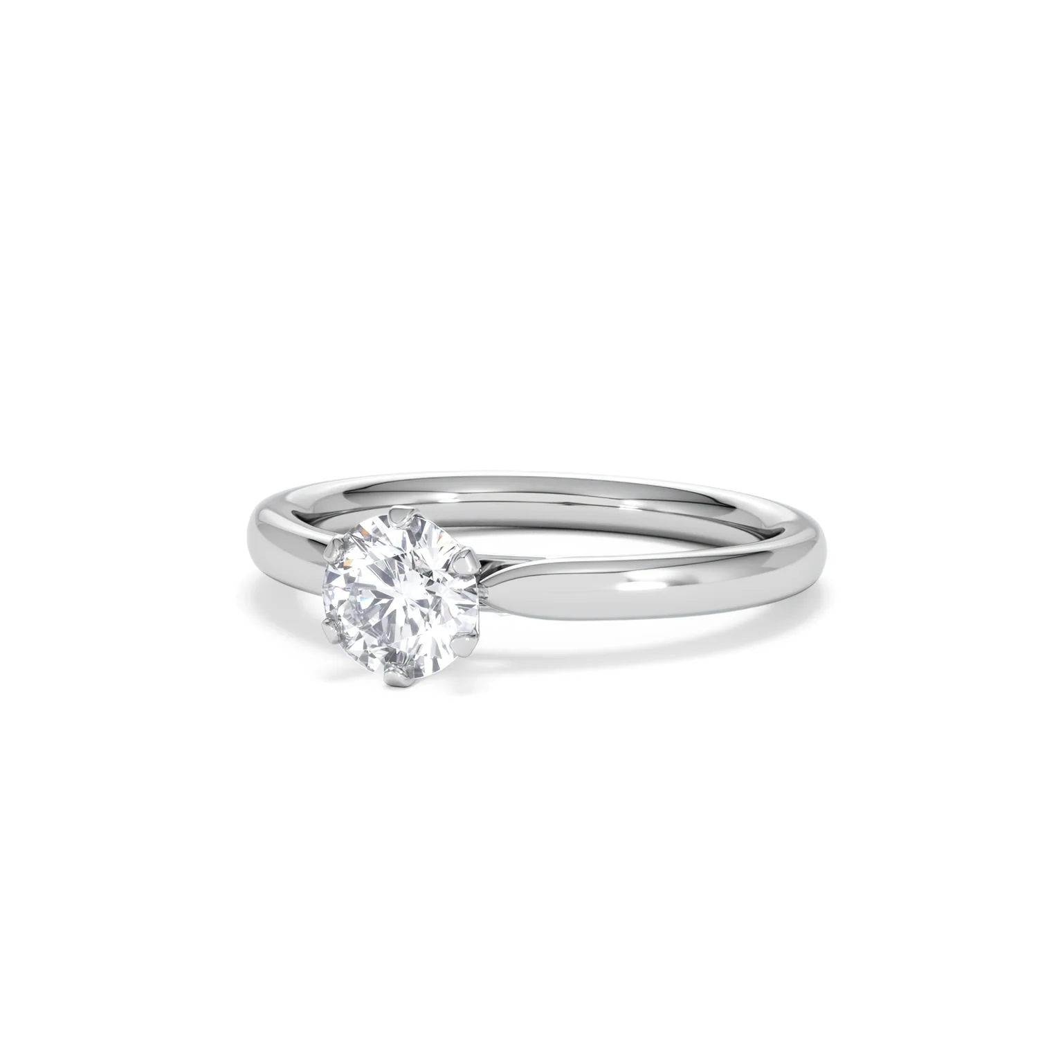 Certified 0.70CT Chloe Low Platinum Engagement Ring G/SI2 - Image 83