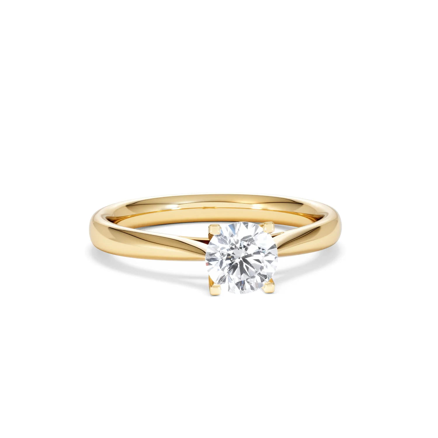 Certified 0.70CT Grace 18K Gold Engagement Ring G/SI2 - Image 10