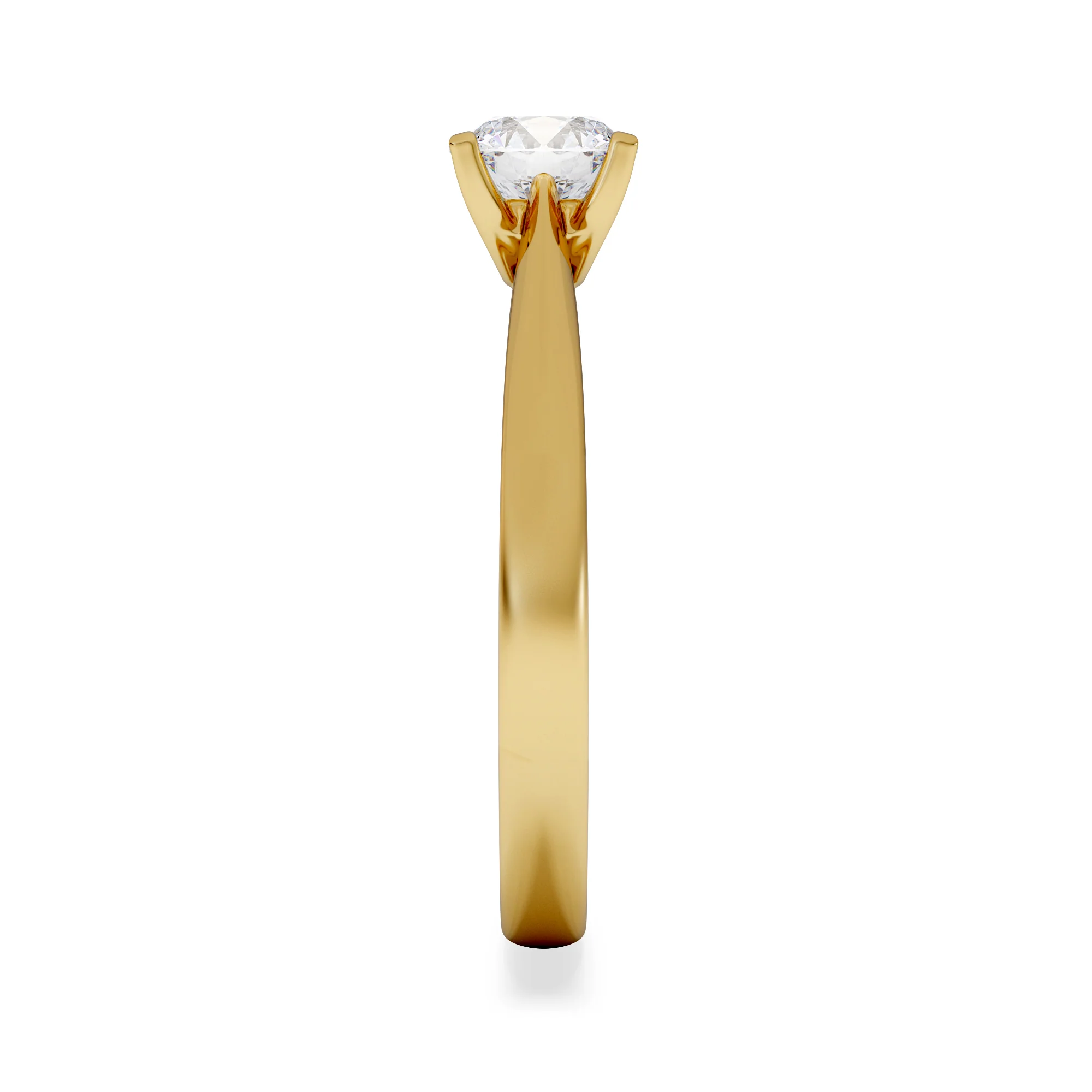 Certified 0.70CT Grace 18K Gold Engagement Ring G/SI2 - Image 5