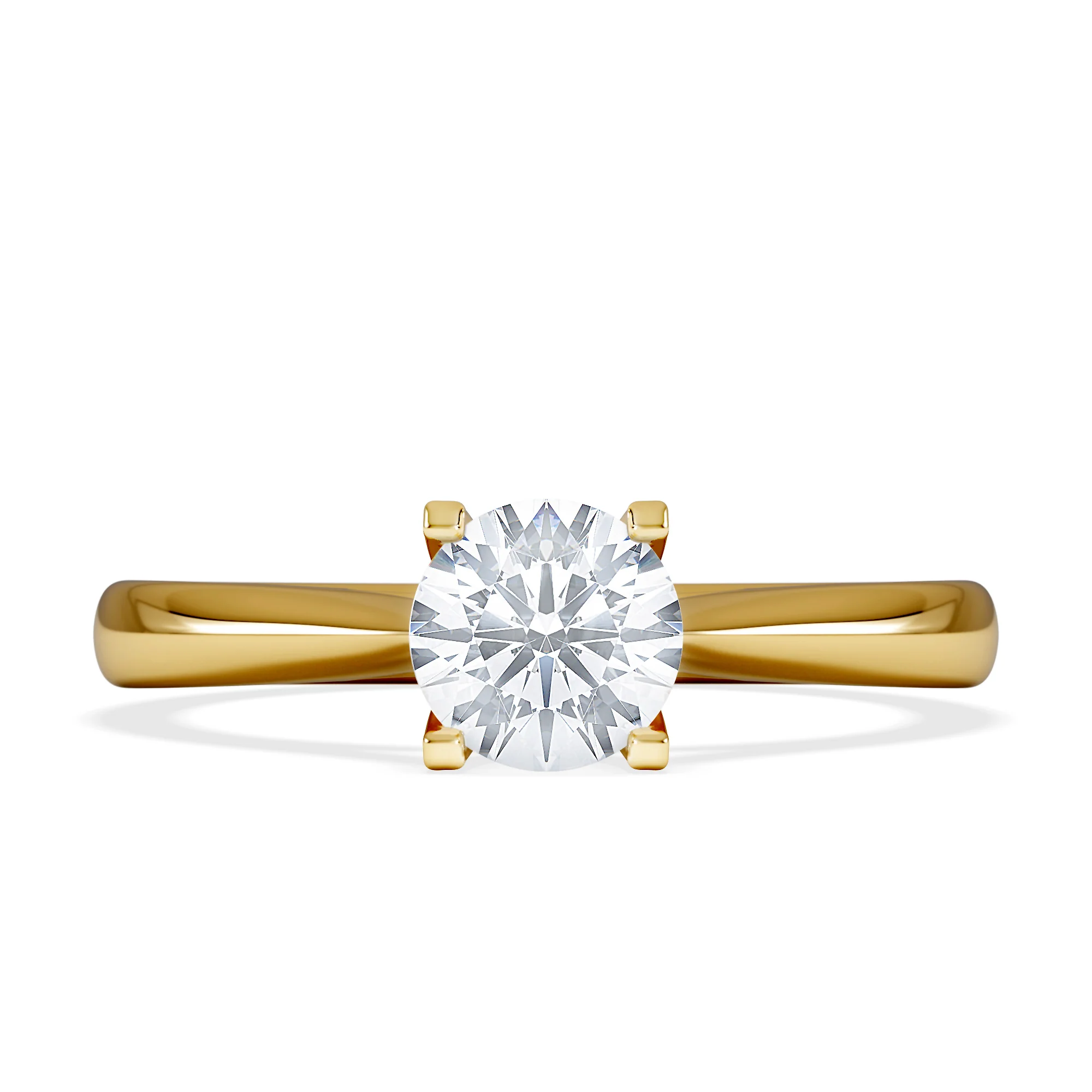 Certified 0.70CT Grace 18K Gold Engagement Ring G/SI2 - Image 6