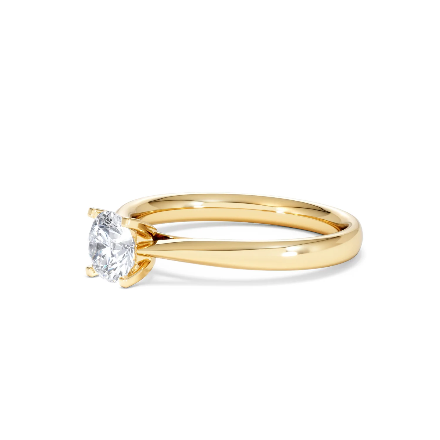 Certified 0.70CT Grace 18K Gold Engagement Ring G/SI2 - Image 77