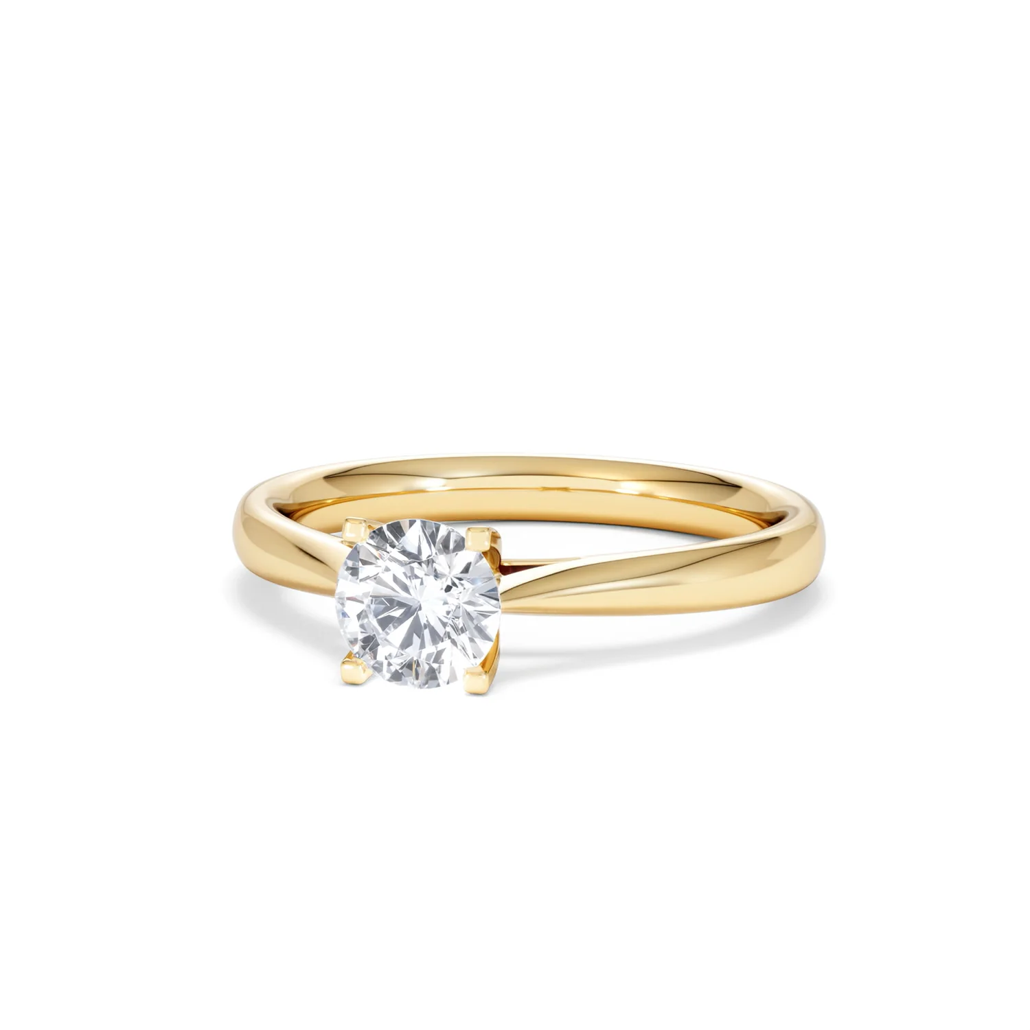 Certified 0.70CT Grace 18K Gold Engagement Ring G/SI2 - Image 84