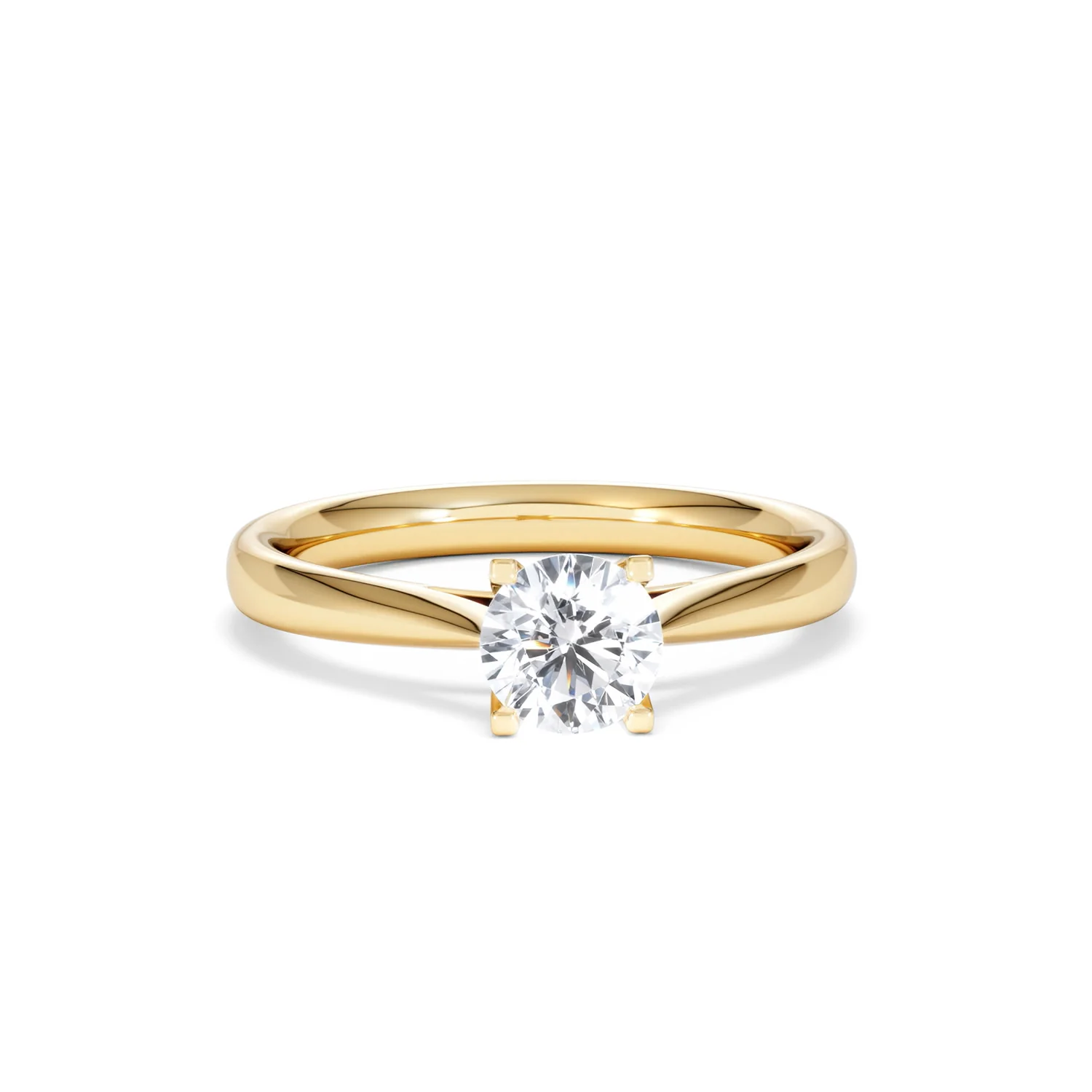 Certified 0.70CT Grace 18K Gold Engagement Ring G/SI2 - Image 9