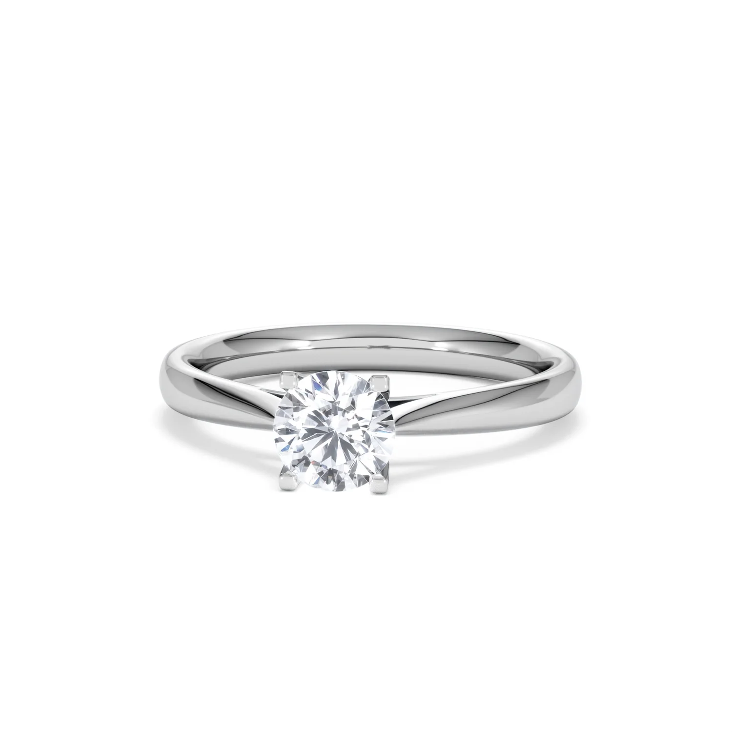 Certified 0.70CT Grace 18K White Gold Engagement Ring G/SI2 - Image 86