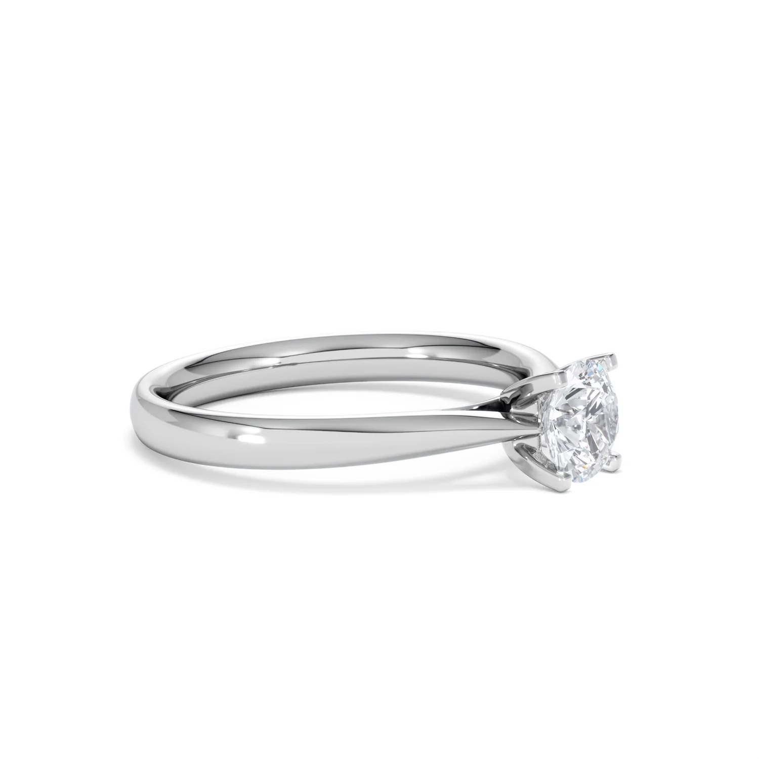 Certified 0.70CT Grace Platinum Engagement Ring G/VS - Image 20