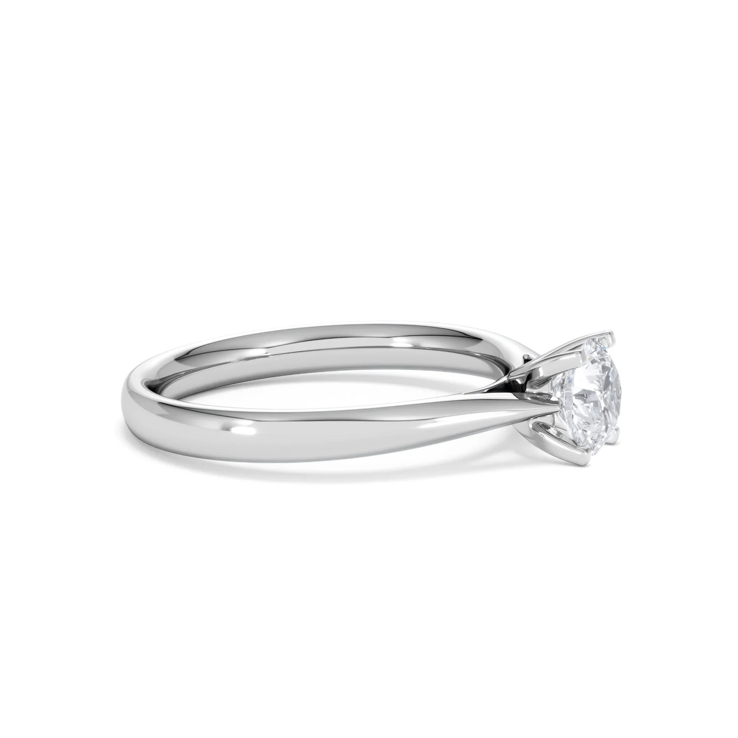 Certified 0.70CT Grace Platinum Engagement Ring G/VS - Image 23