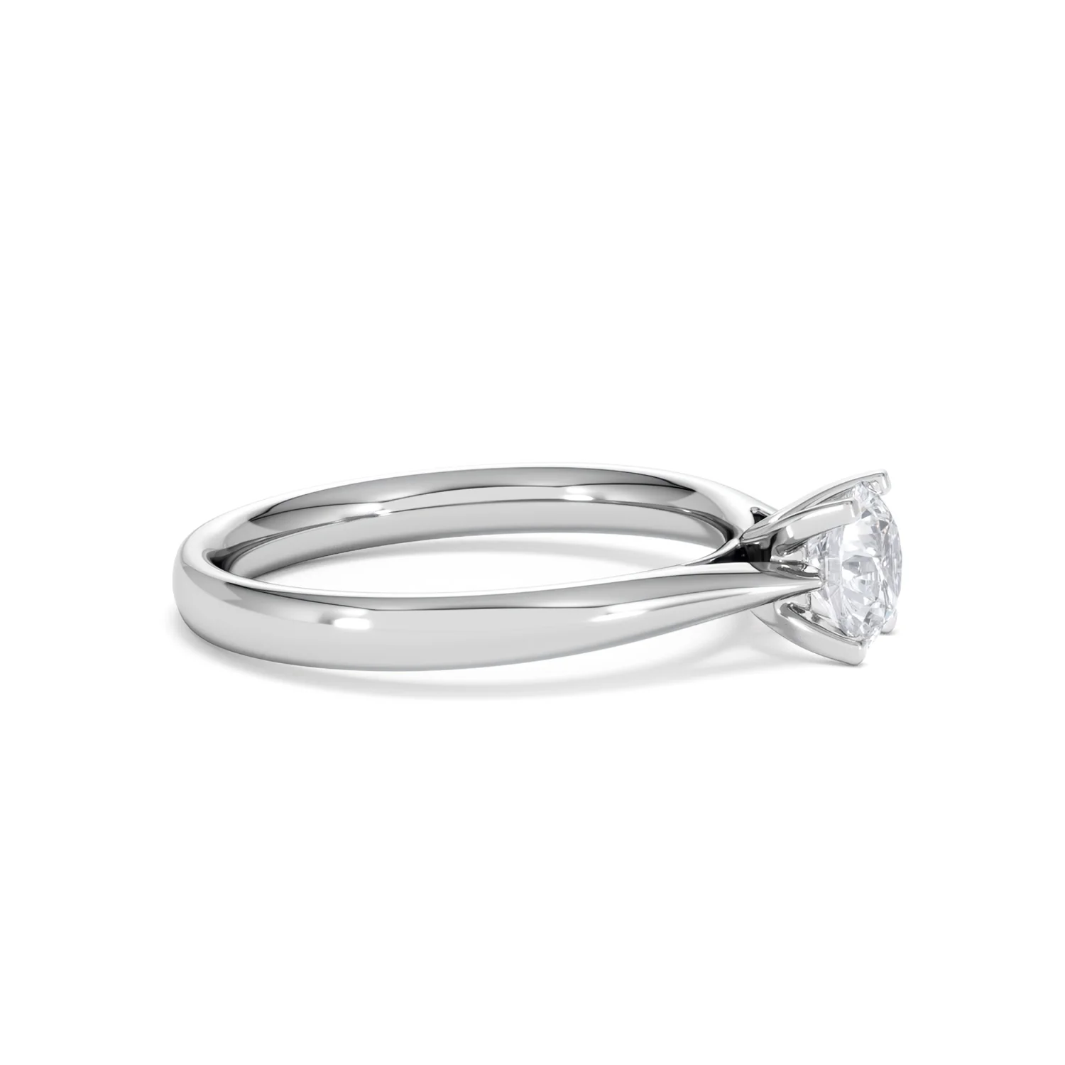 Certified 0.70CT Grace Platinum Engagement Ring G/VS - Image 24