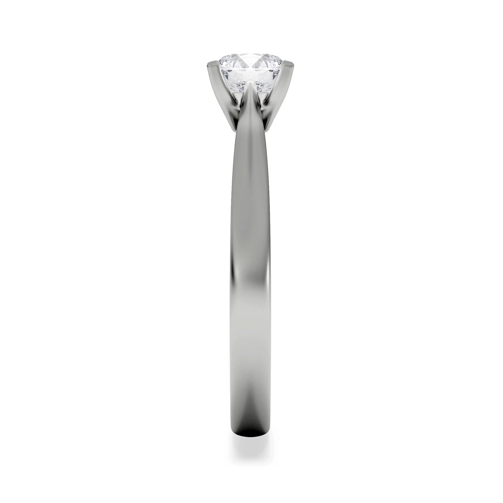 Certified 0.70CT Grace Platinum Engagement Ring G/VS - Image 5
