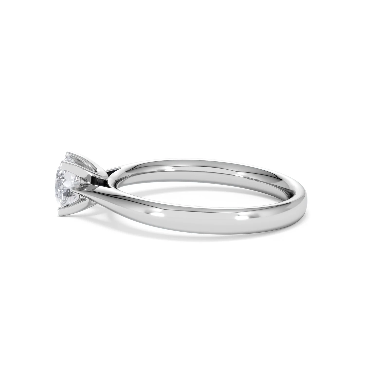 Certified 0.70CT Grace Platinum Engagement Ring G/VS - Image 67