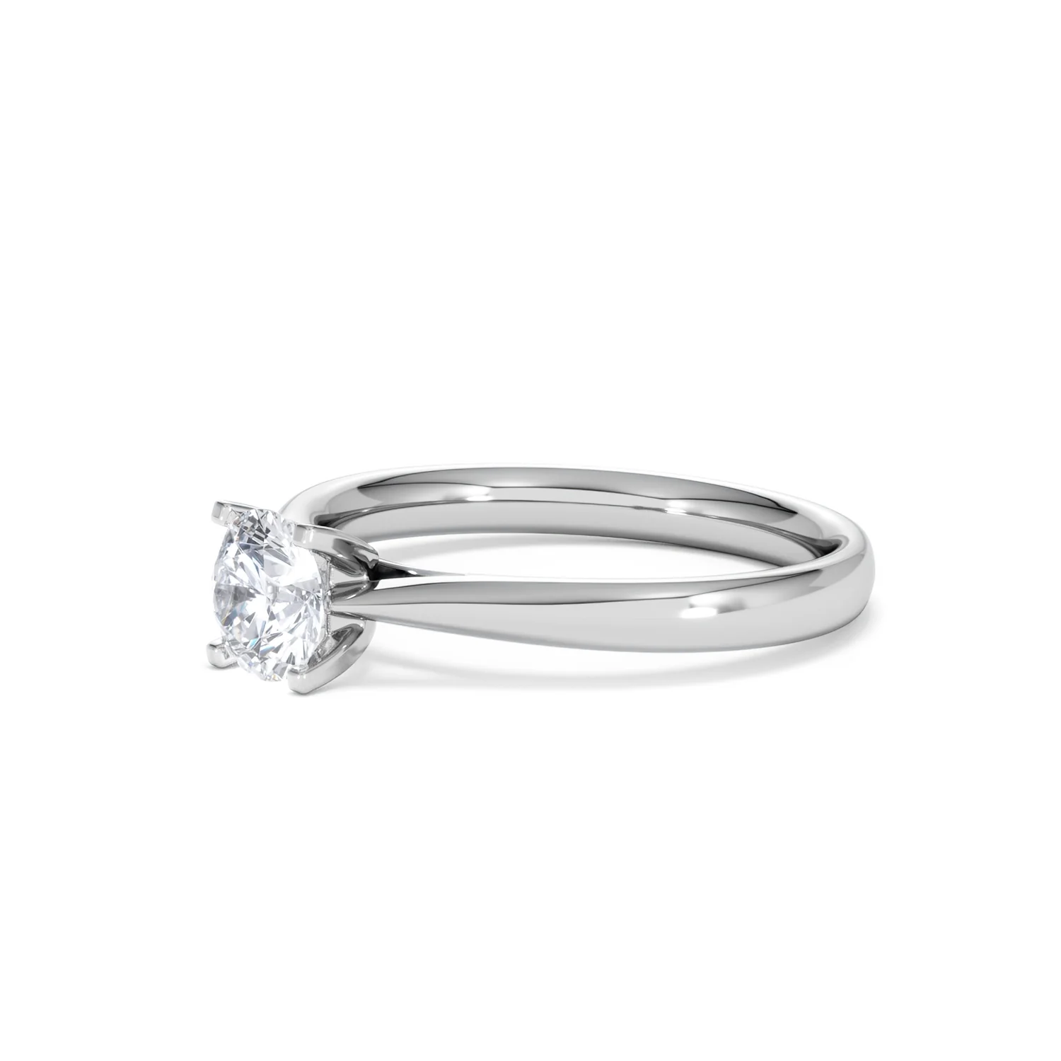 Certified 0.70CT Grace Platinum Engagement Ring G/VS - Image 77