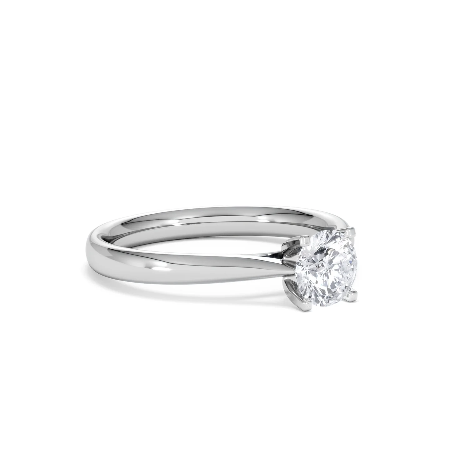 Certified 0.70CT Grace Platinum Engagement Ring G/SI2 - Image 16