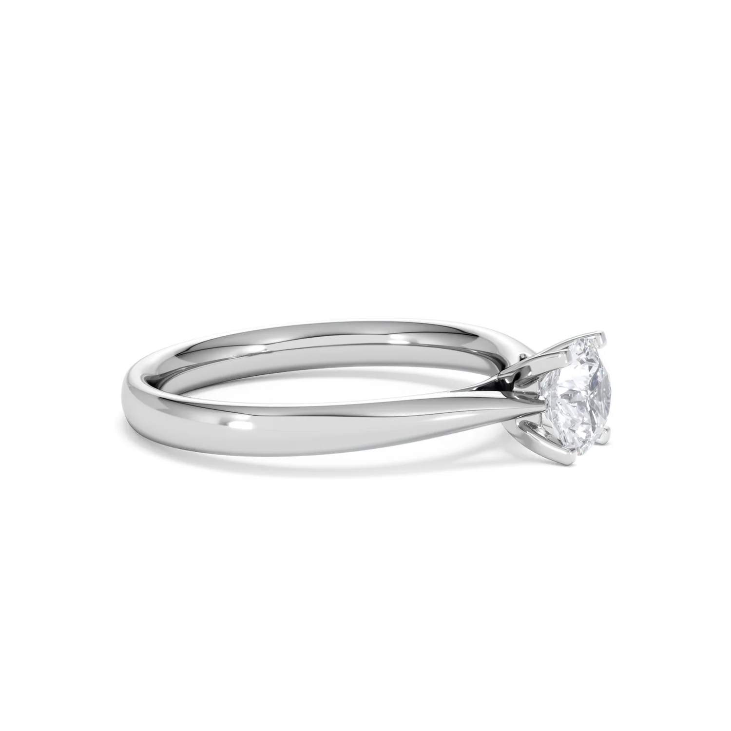 Certified 0.70CT Grace Platinum Engagement Ring G/SI2 - Image 22