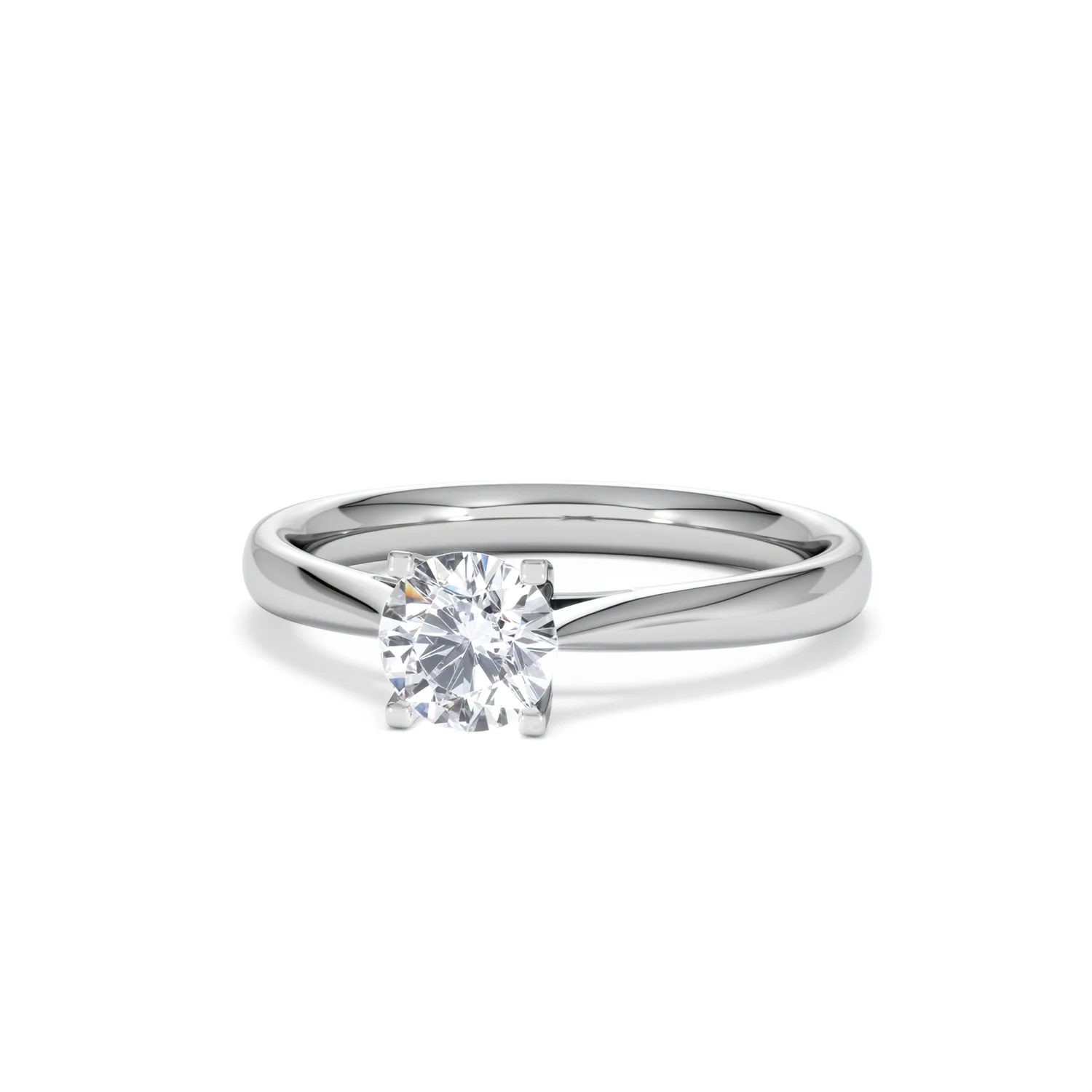 Certified 0.70CT Grace Platinum Engagement Ring G/SI2 - Image 85