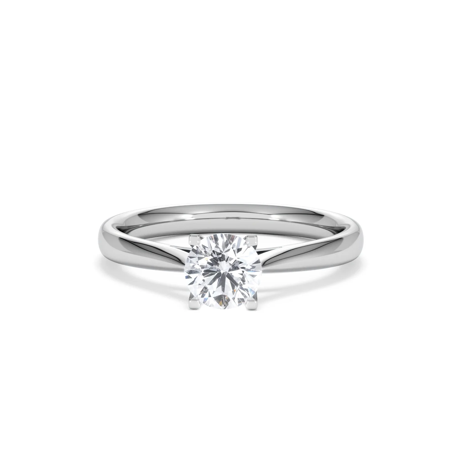 Certified 0.70CT Grace Platinum Engagement Ring G/SI2 - Image 87
